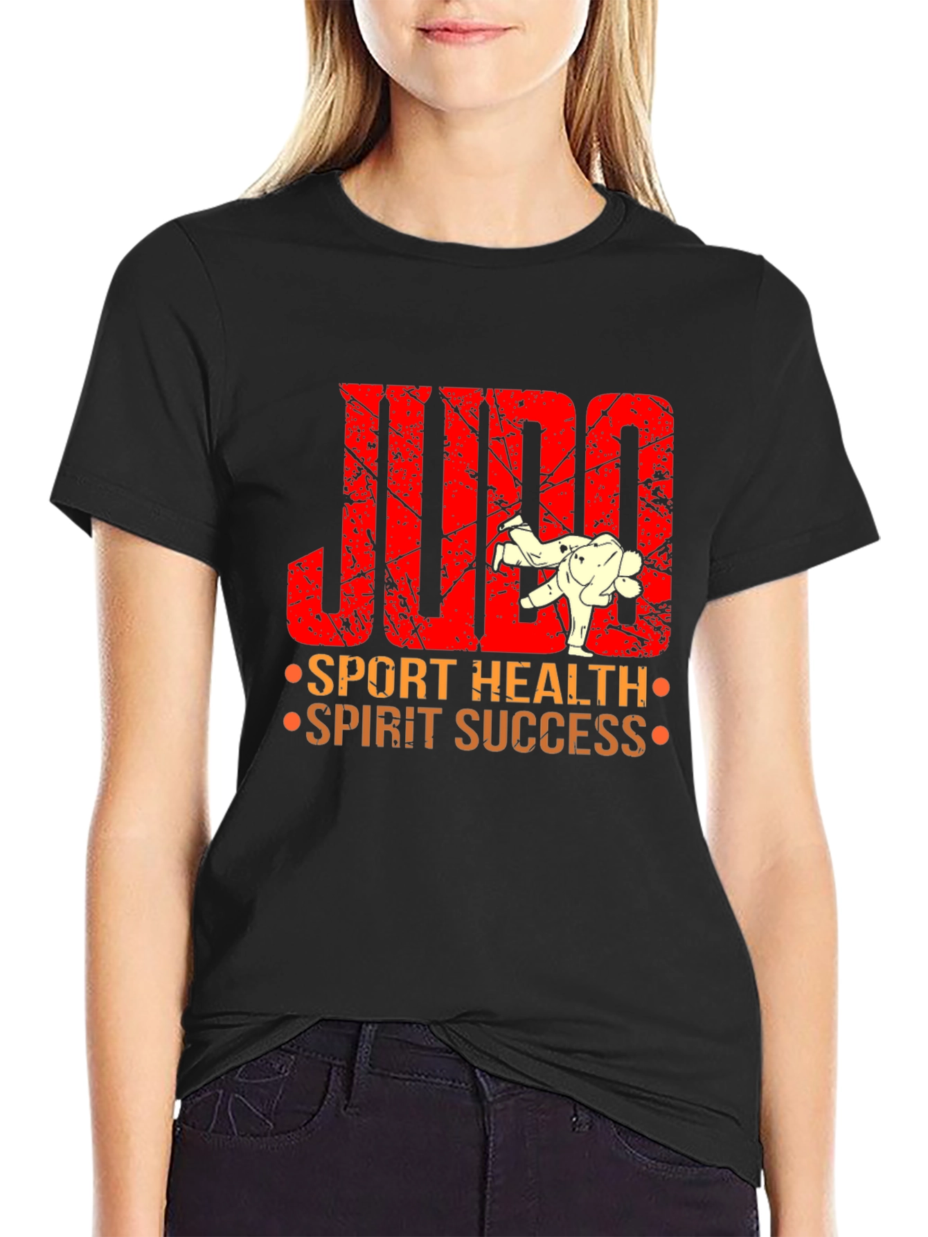 Judo Sport Health Spirit Success Graphic T-Shirt