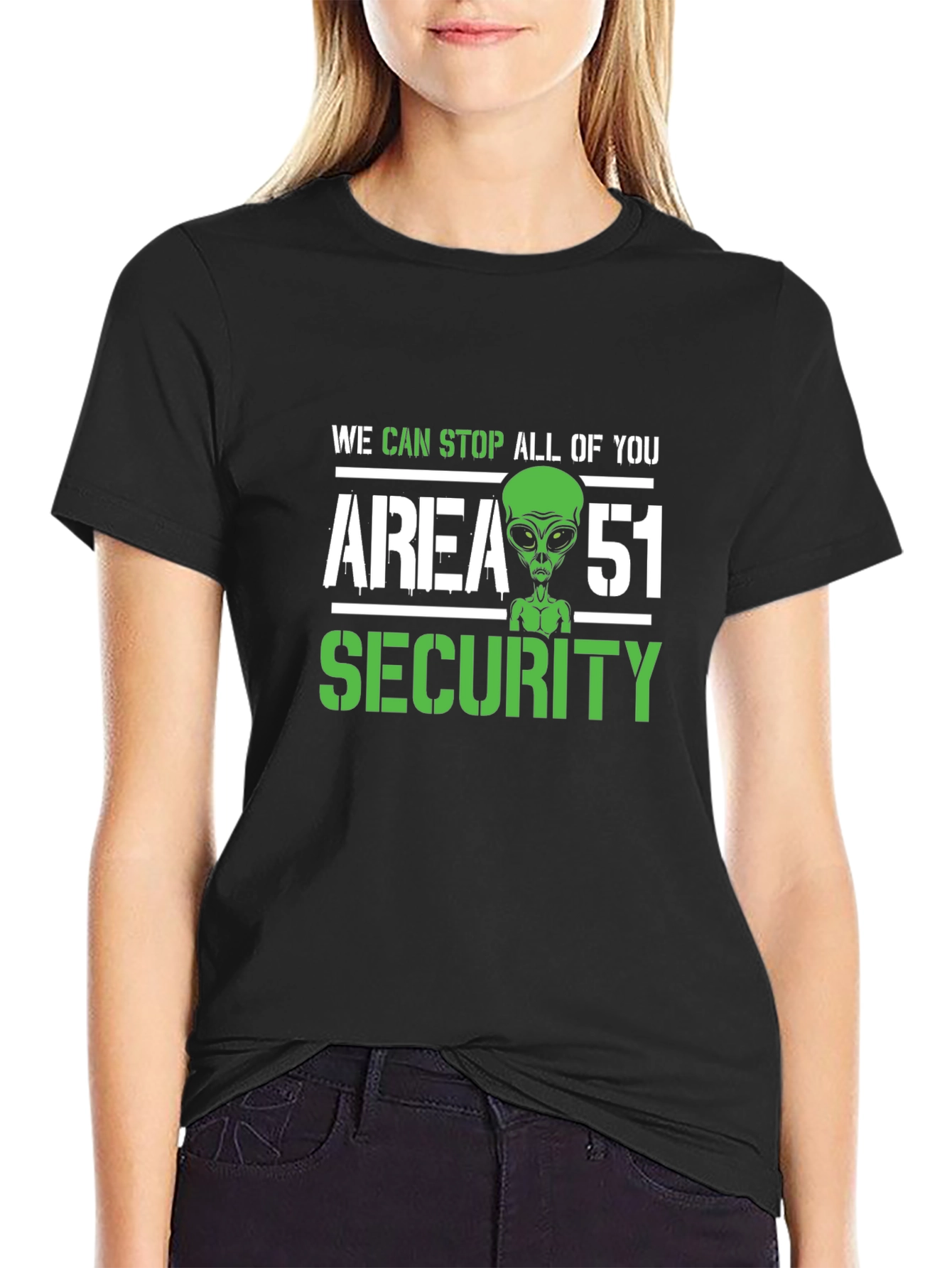 Area 51 Security Novelty Graphic T-Shirt