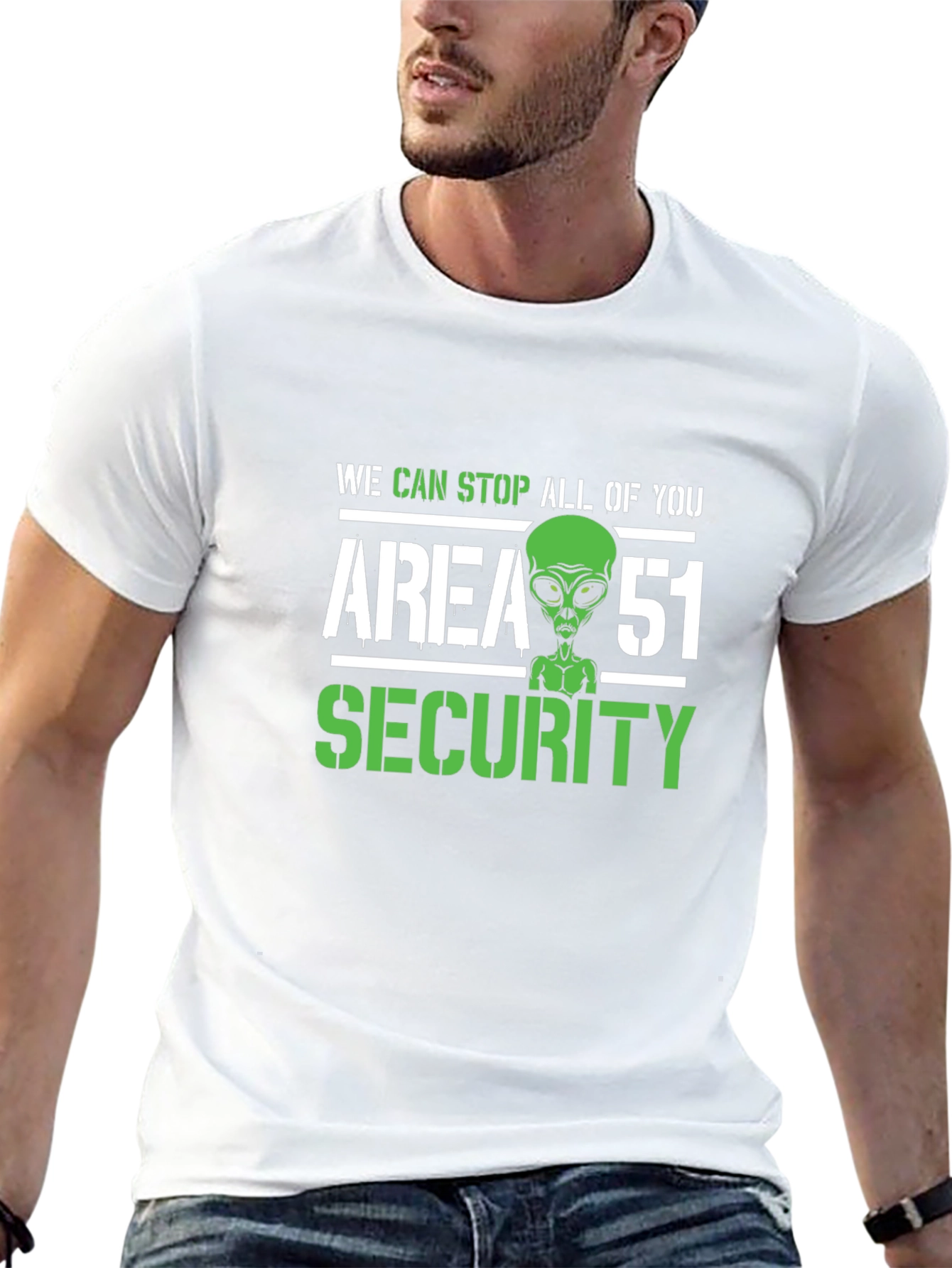 Area 51 Security Novelty Graphic T-Shirt