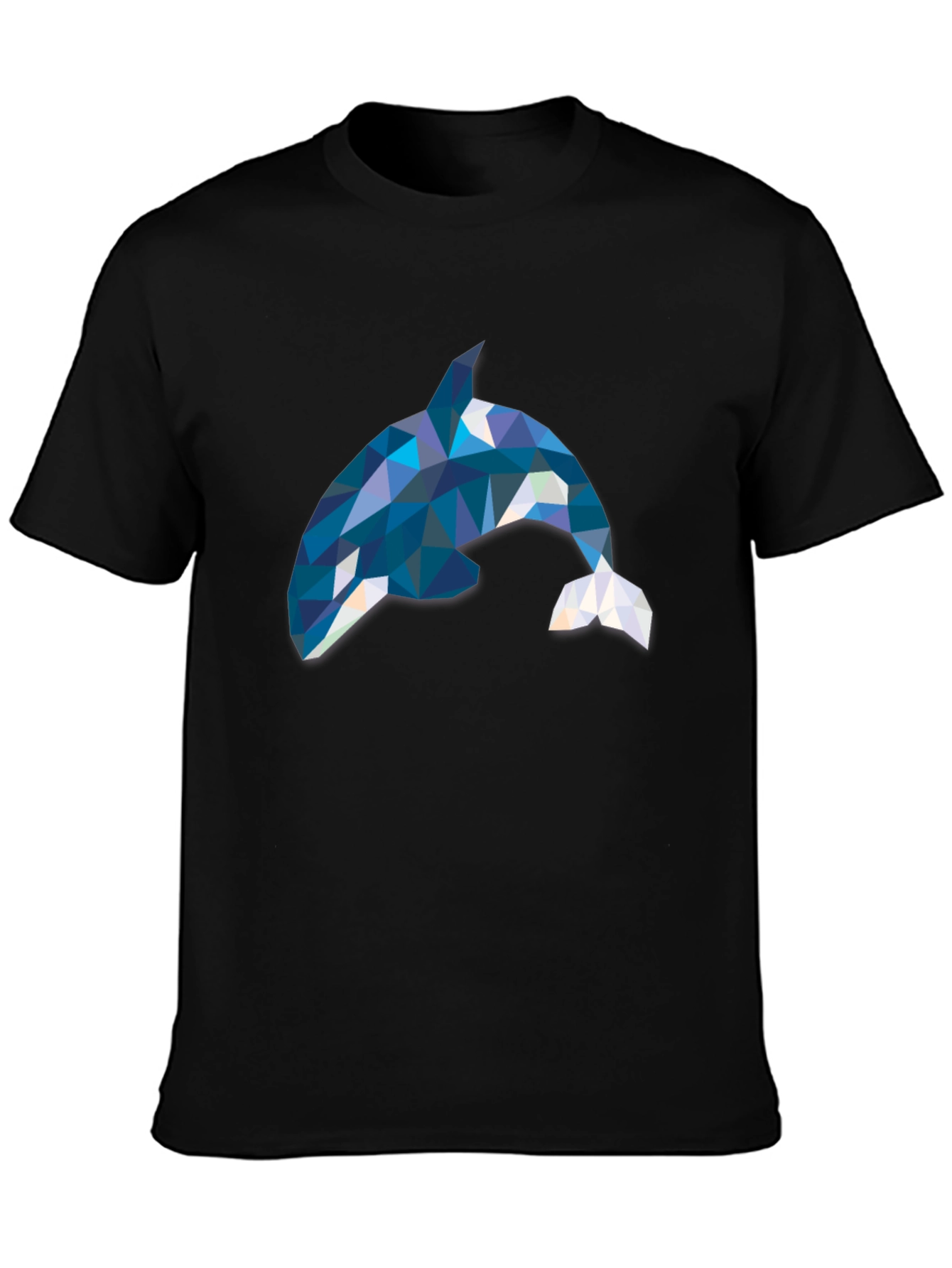 Geometric Orca T-Shirt - Stylish Killer Whale Tee