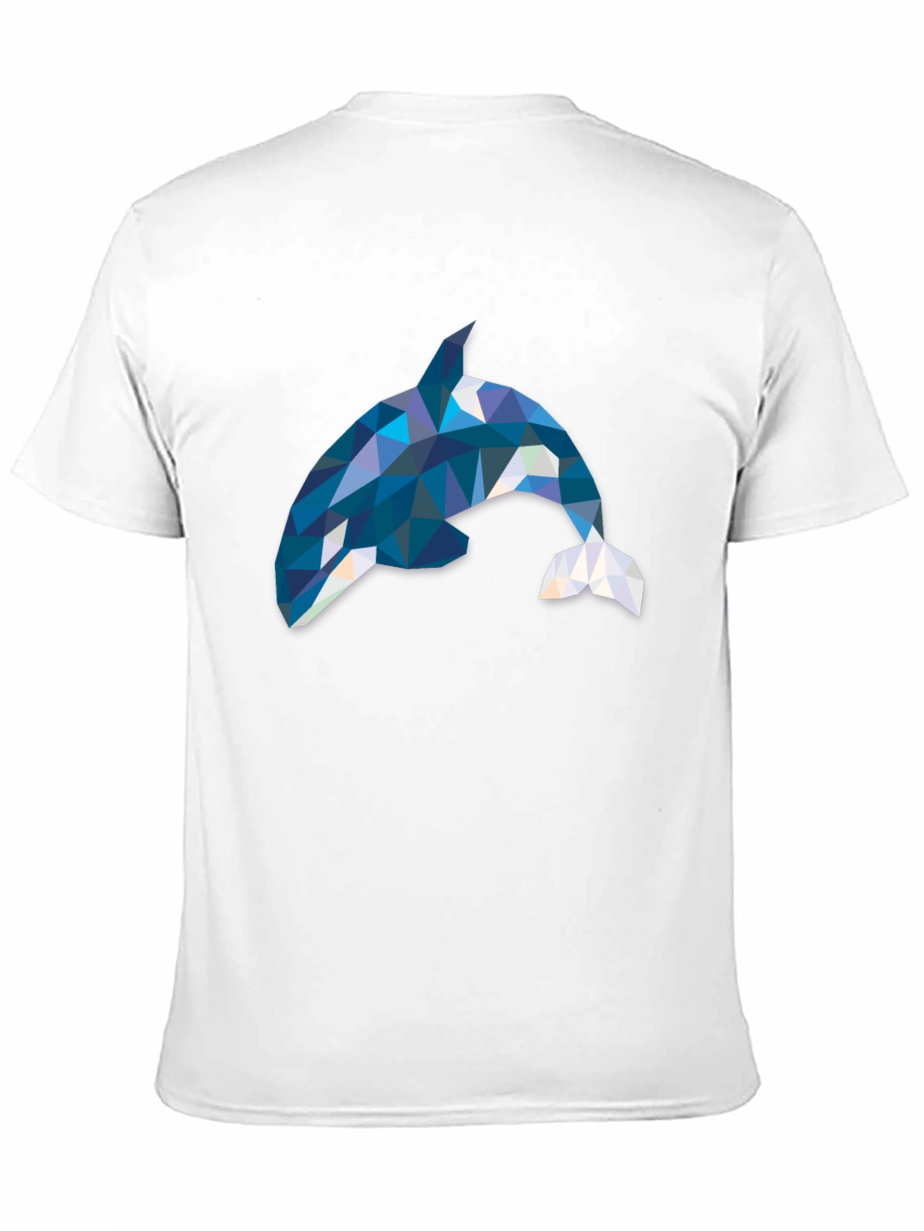 Geometric Orca T-Shirt - Stylish Killer Whale Tee