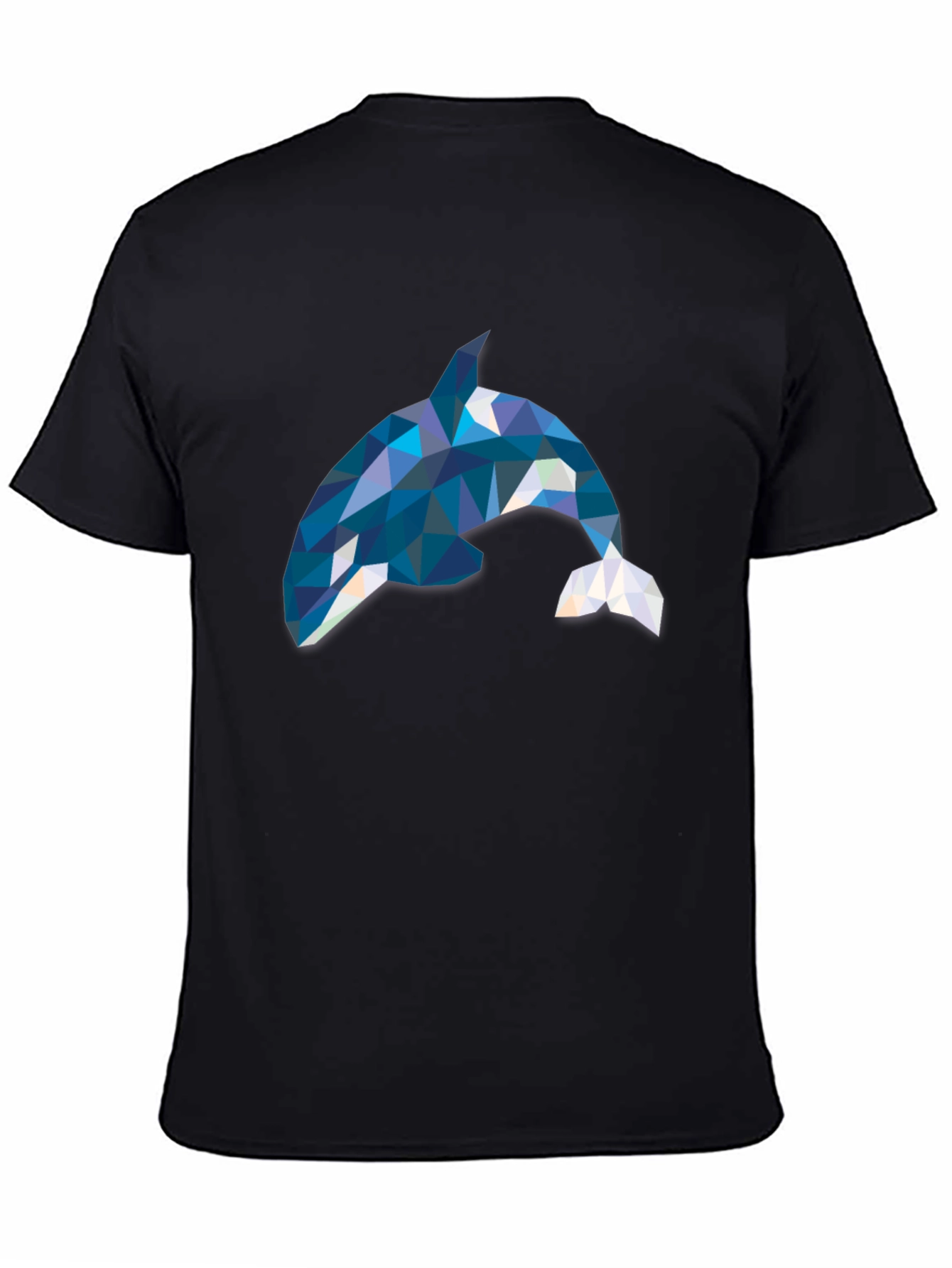 Geometric Orca T-Shirt - Stylish Killer Whale Tee
