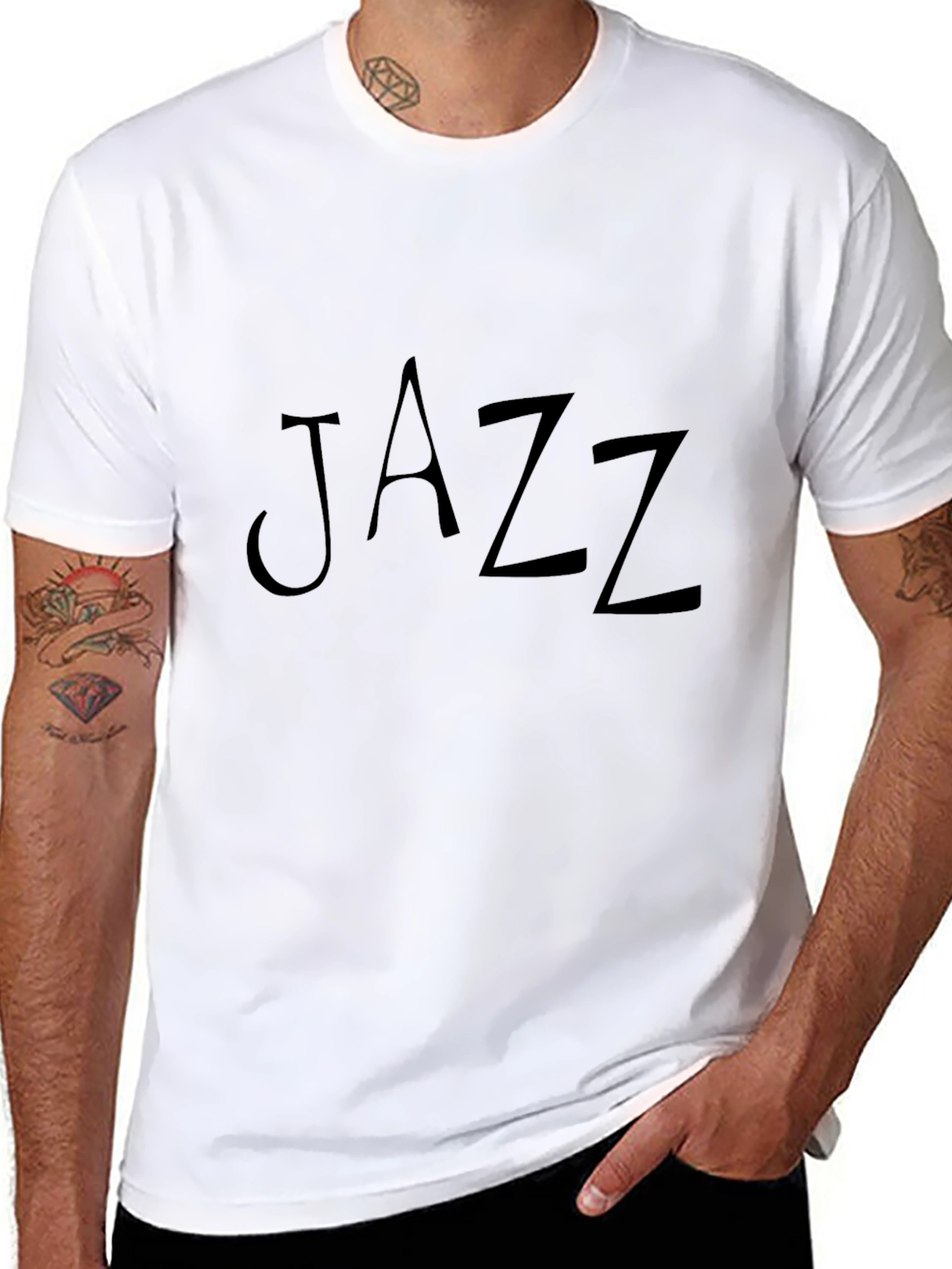 JAZZ T-Shirt: Cool Design Casual Wear