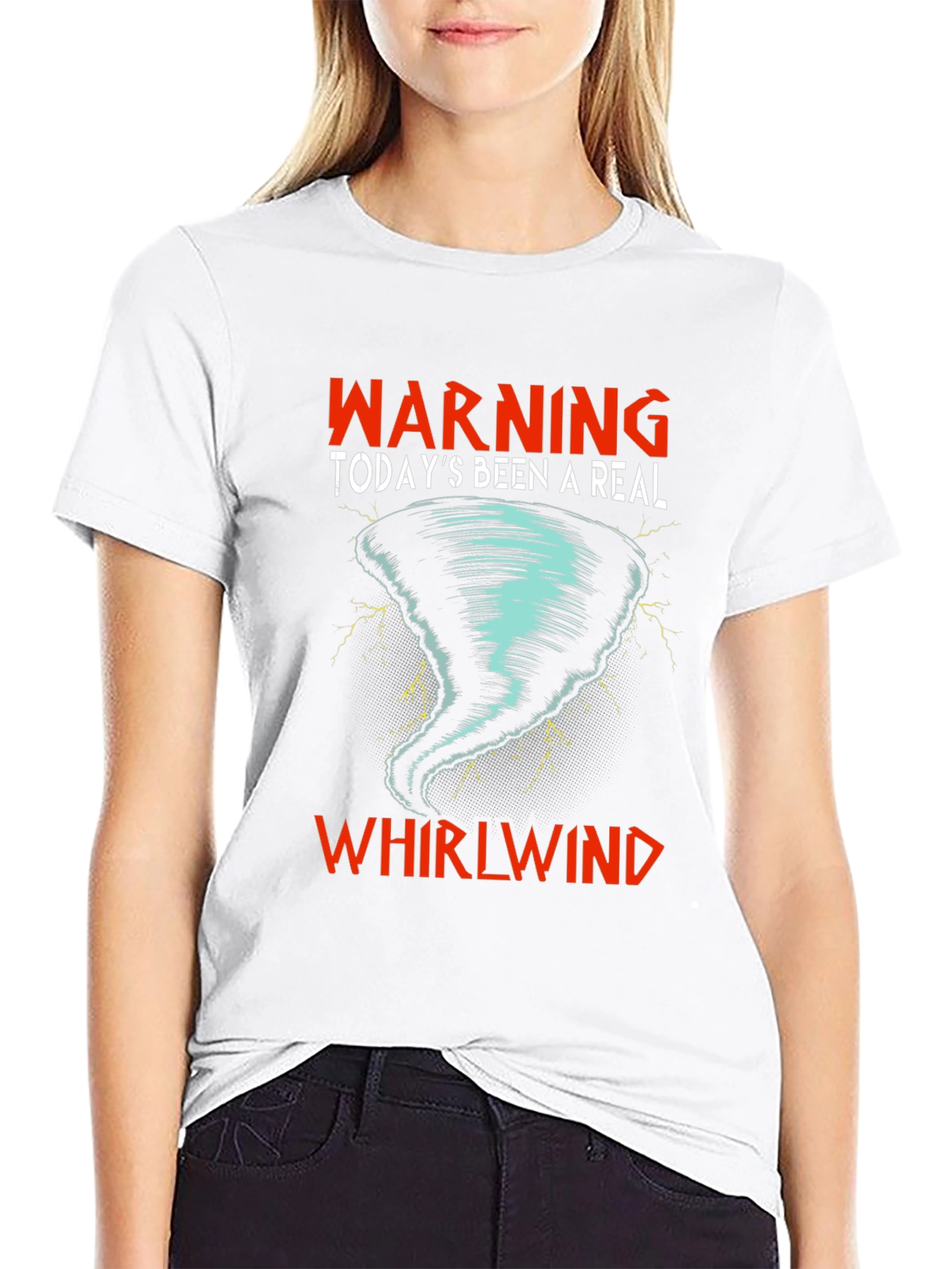 Warning Whirlwind Graphic T-Shirt