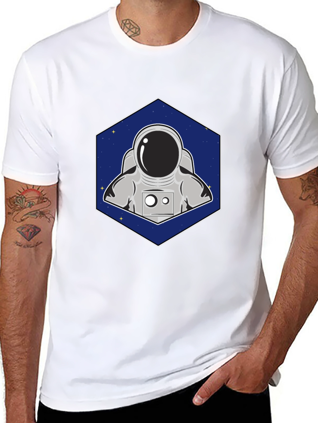 Astronaut Graphic Tee - Space Exploration T-Shirt