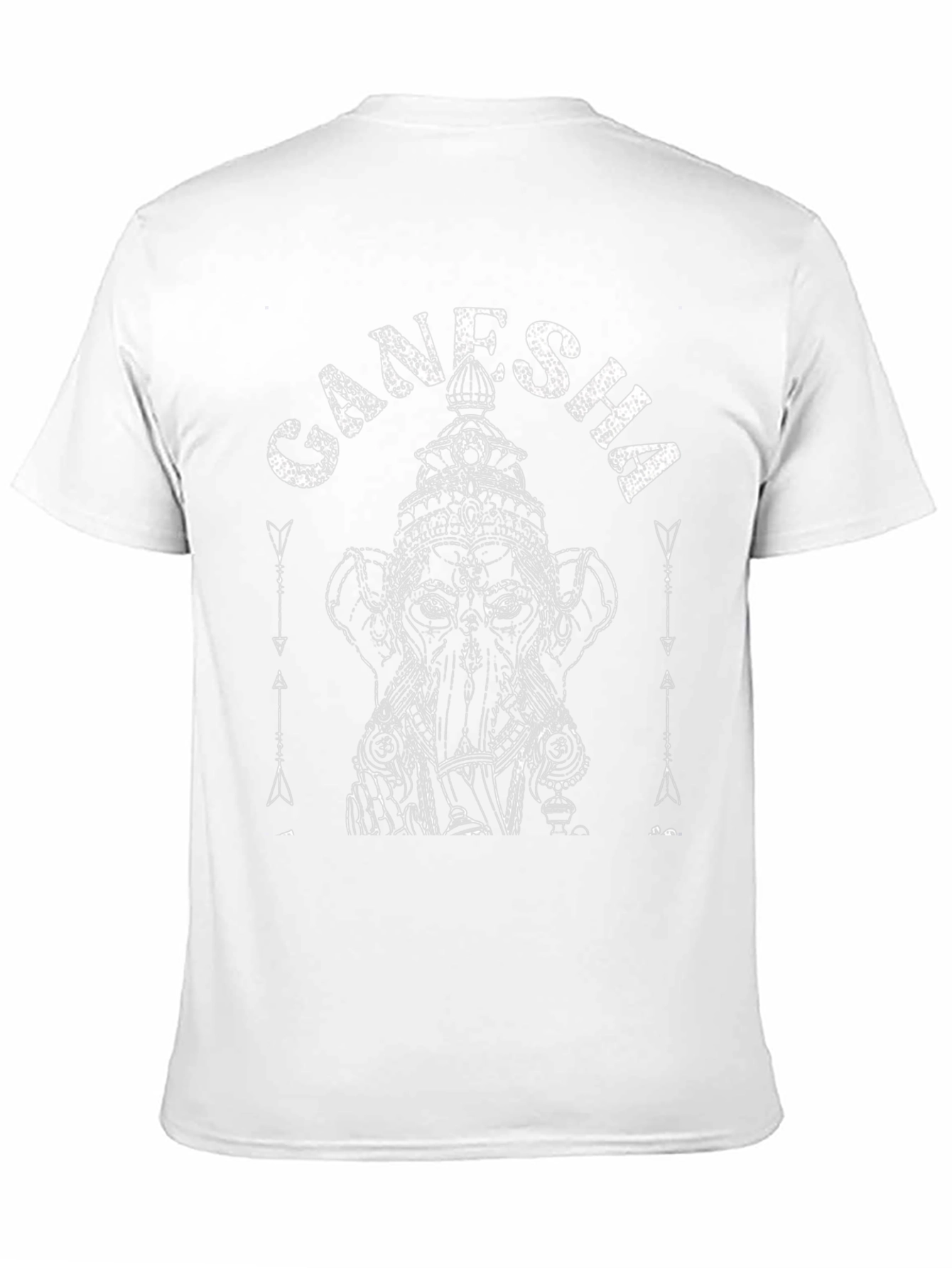 Ganesha Graphic Print Black T-Shirt