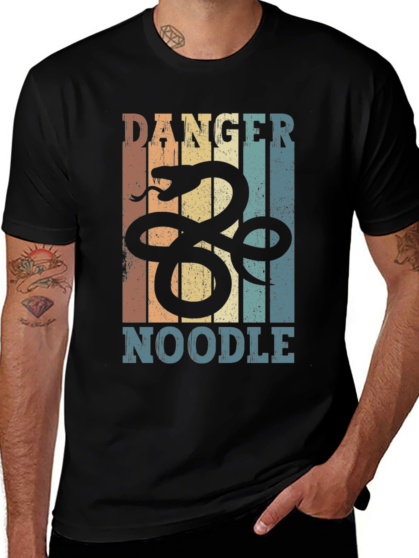 Danger Noodle Snake Graphic T-Shirt