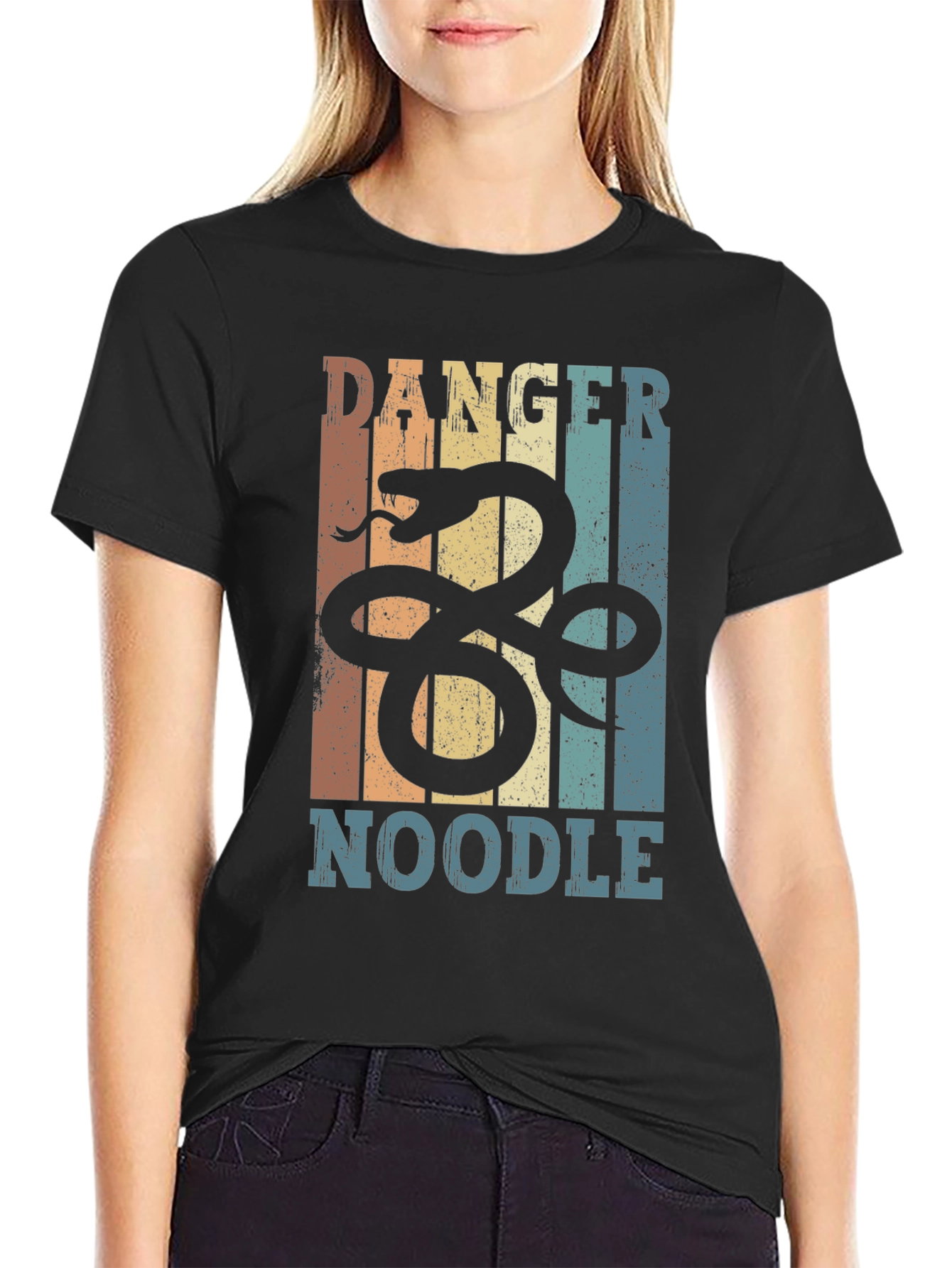 Danger Noodle Snake Graphic T-Shirt