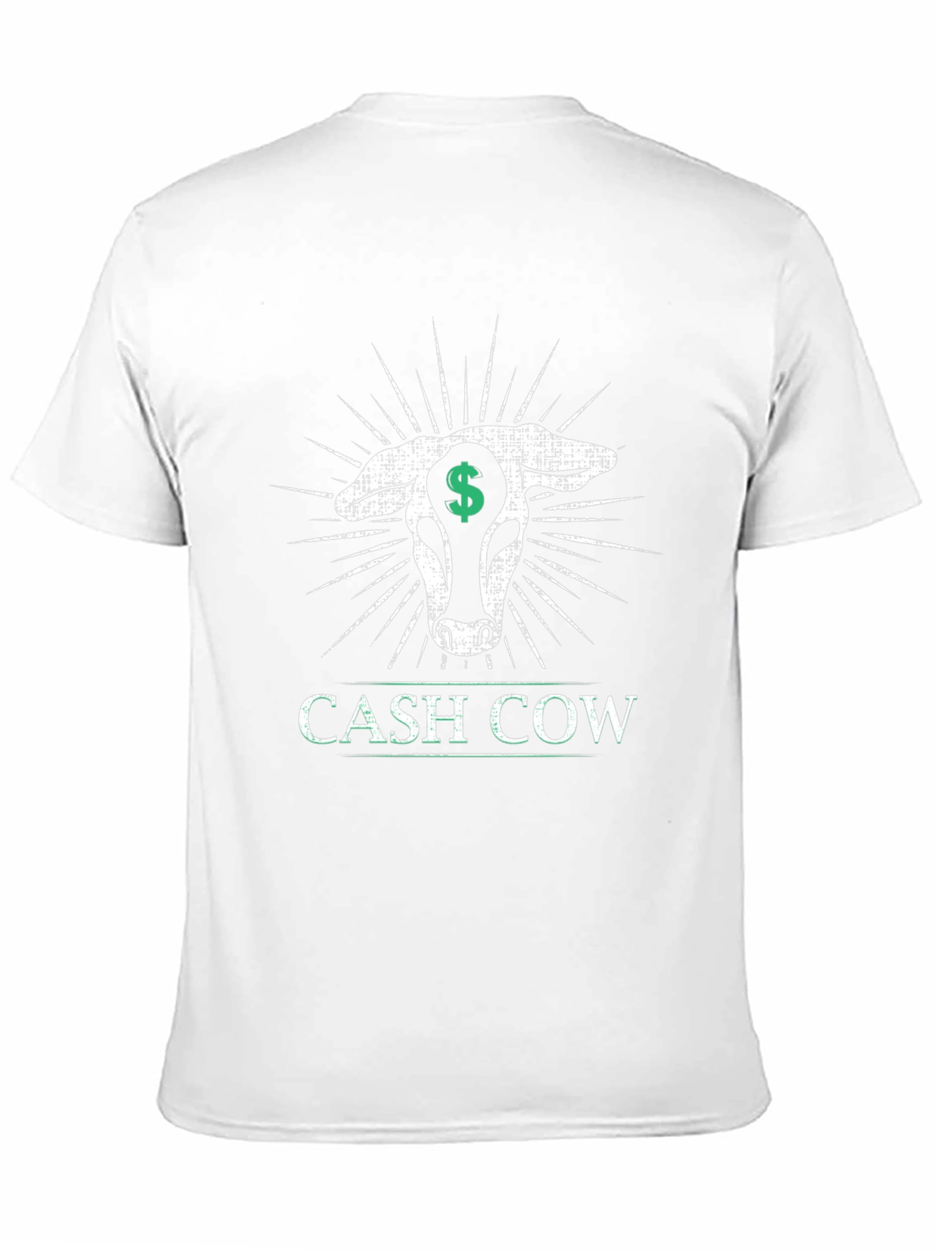 Cash Cow Graphic Tee - Black Cotton T-Shirt