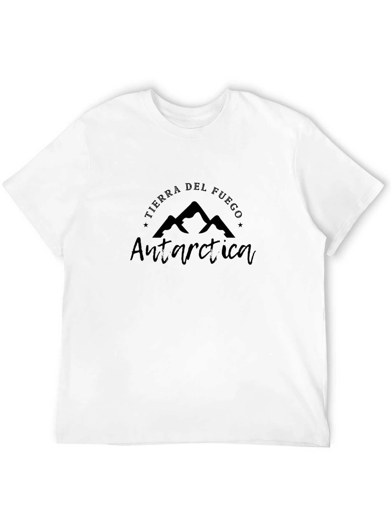 Antarctica Tierra del Fuego Black T-Shirt