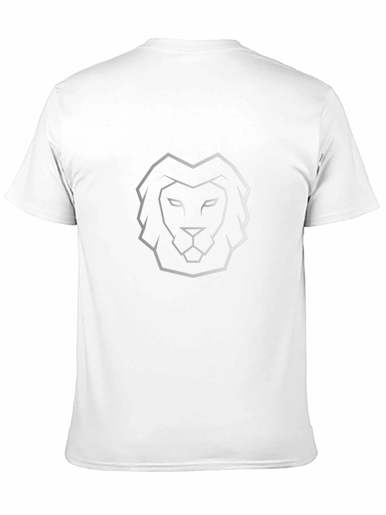 Modern Lion Head Tee - Black Graphic T-Shirt