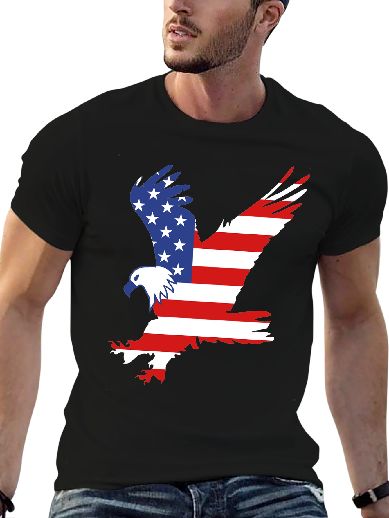 American Eagle Graphic Print Tee