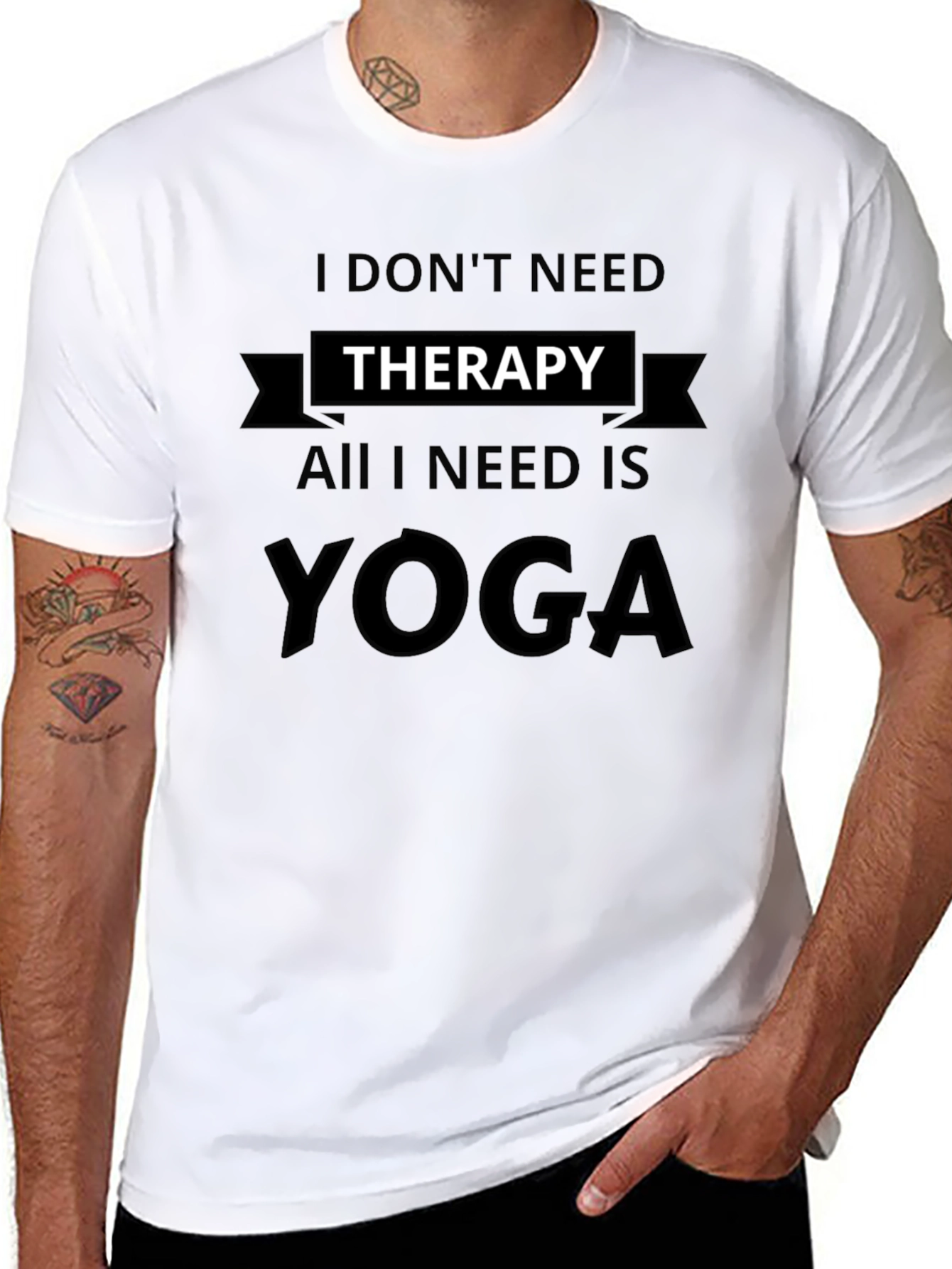 Funny Yoga Therapy T-Shirt