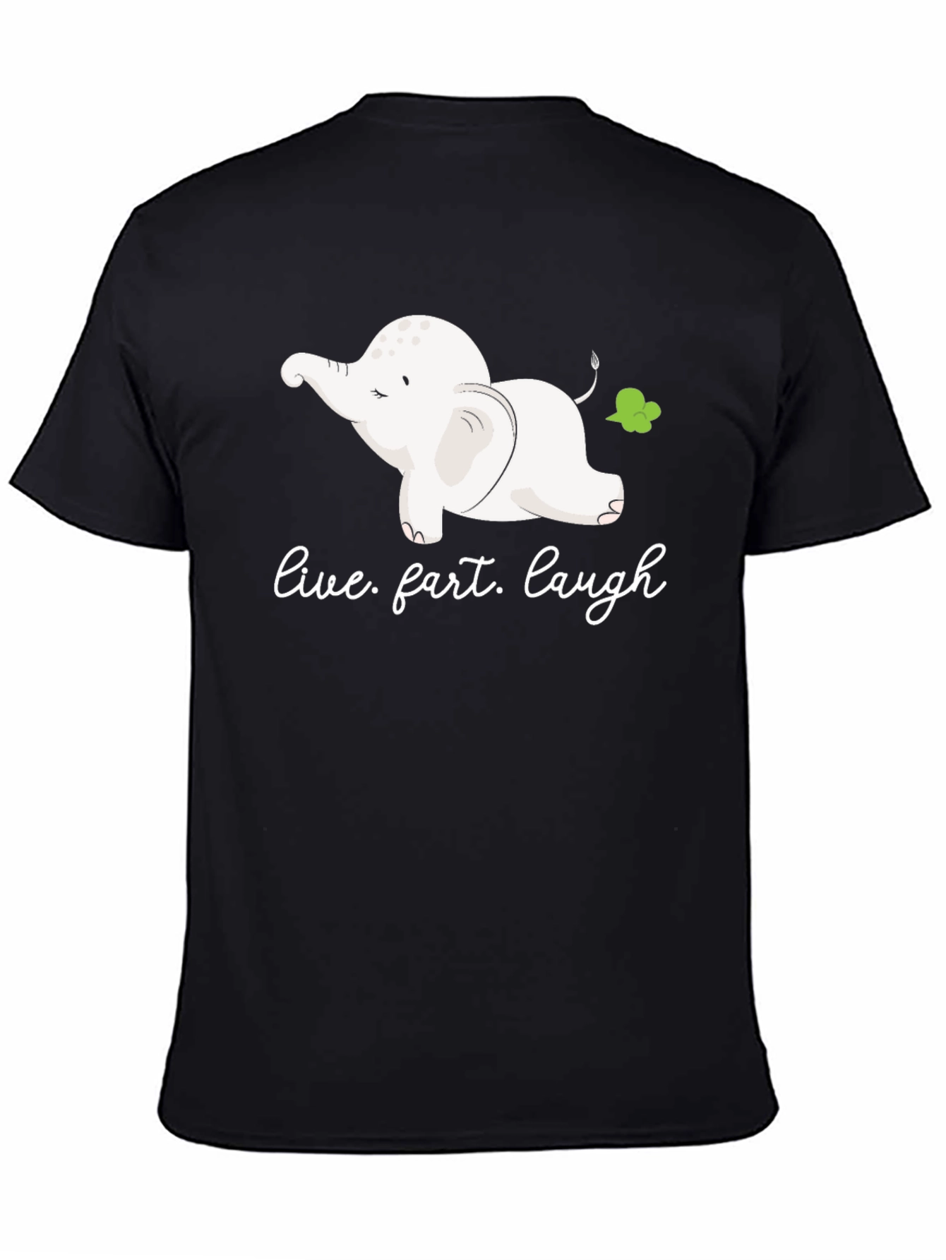 Funny Elephant Fart T-Shirt - Live Fart Laugh