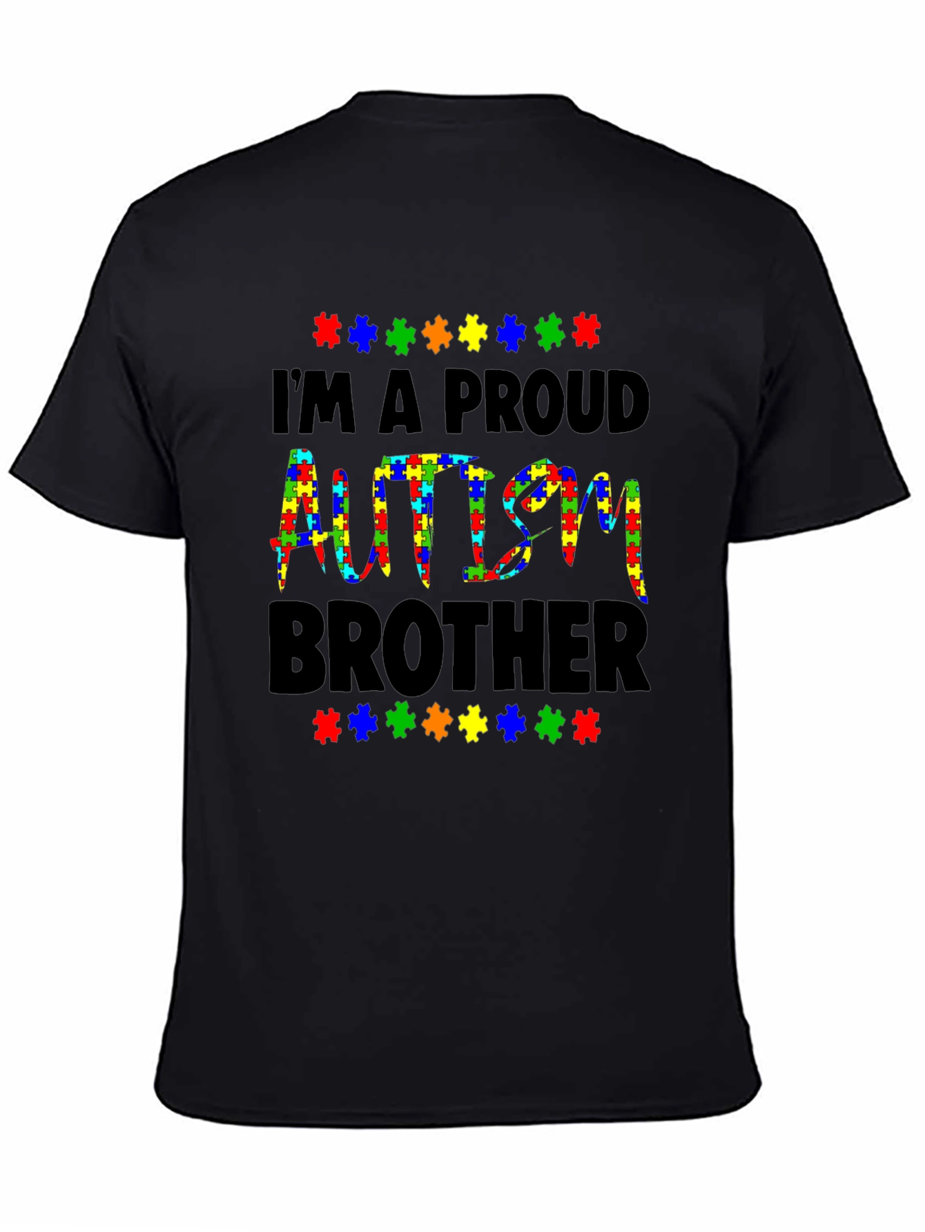Proud Autism Brother T-Shirt Support Awareness
