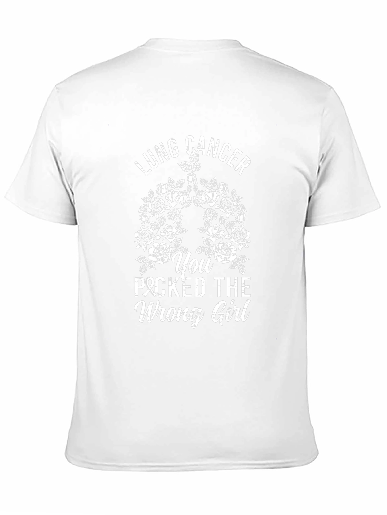 Lung Cancer Awareness T-Shirt - Wrong Girl