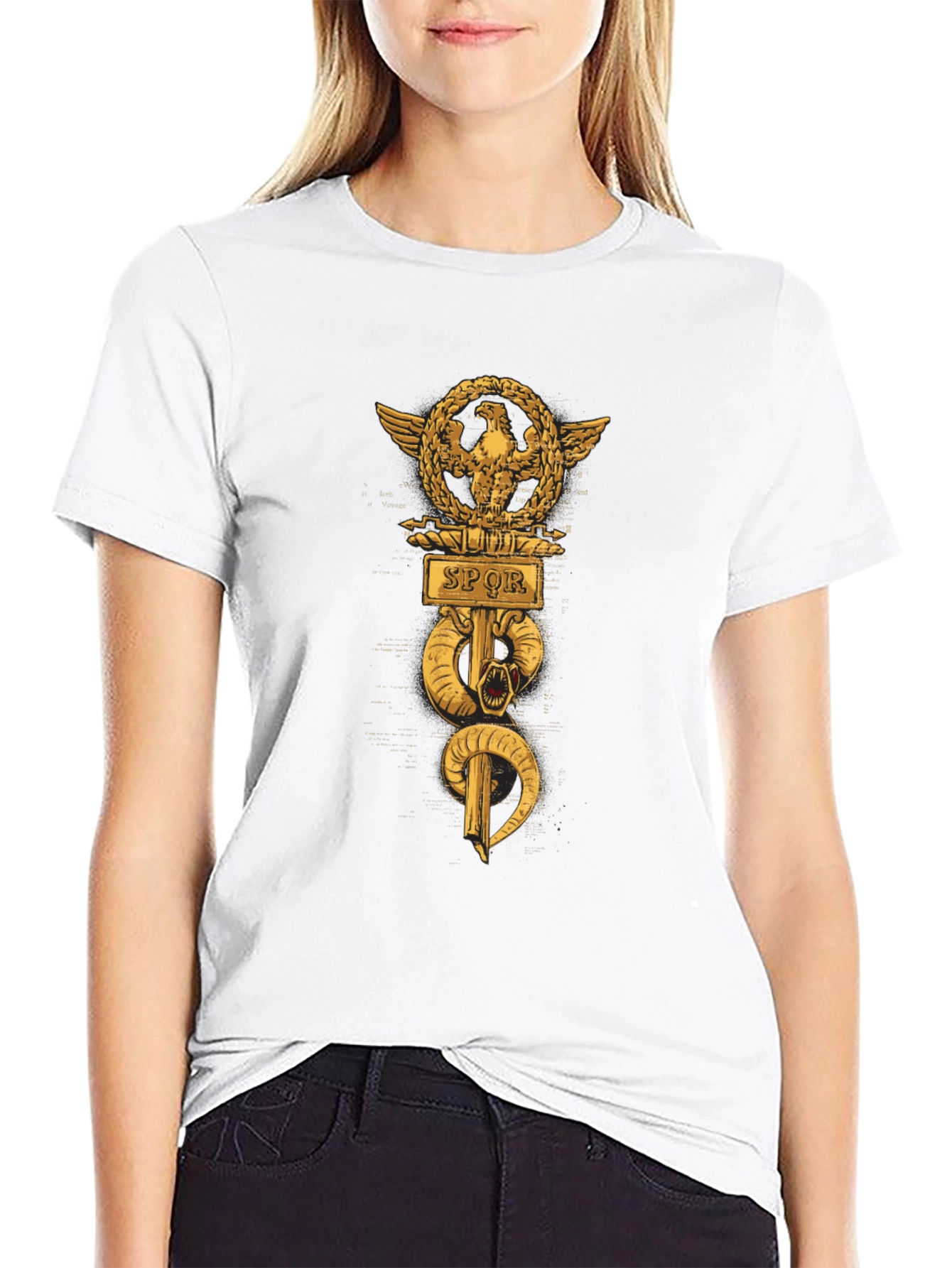 SPQR Roman Eagle T-Shirt