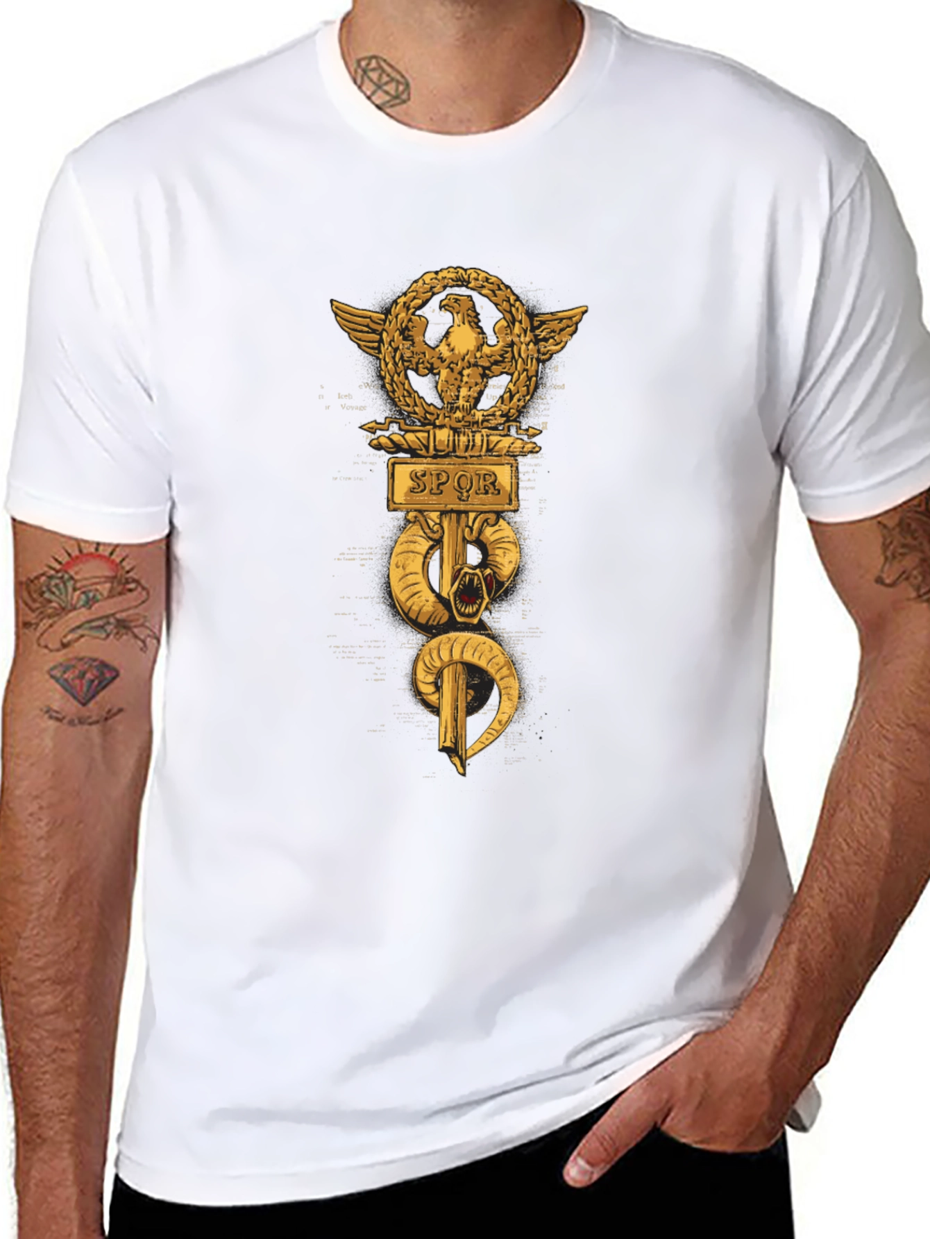 SPQR Roman Eagle T-Shirt