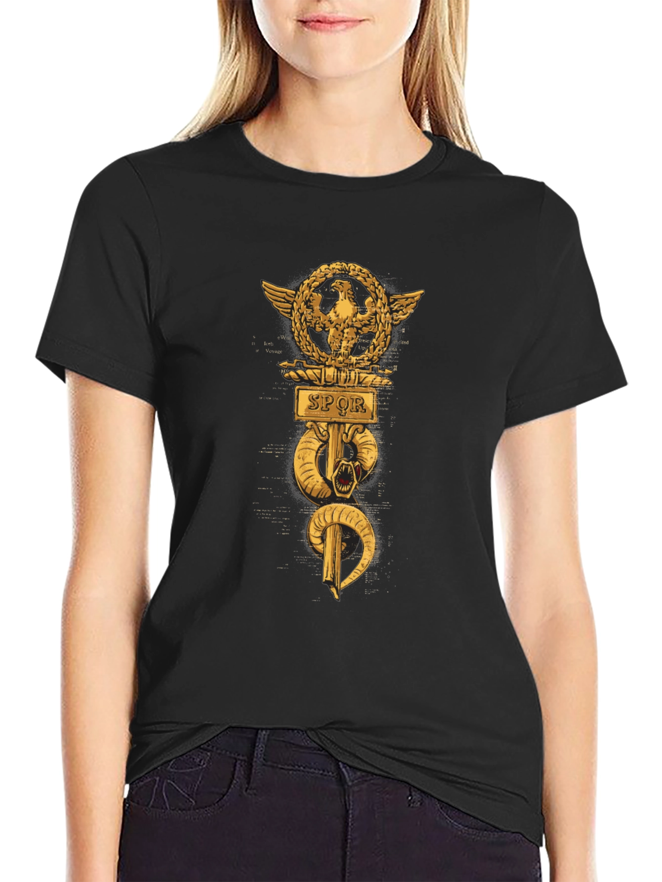 SPQR Roman Eagle T-Shirt