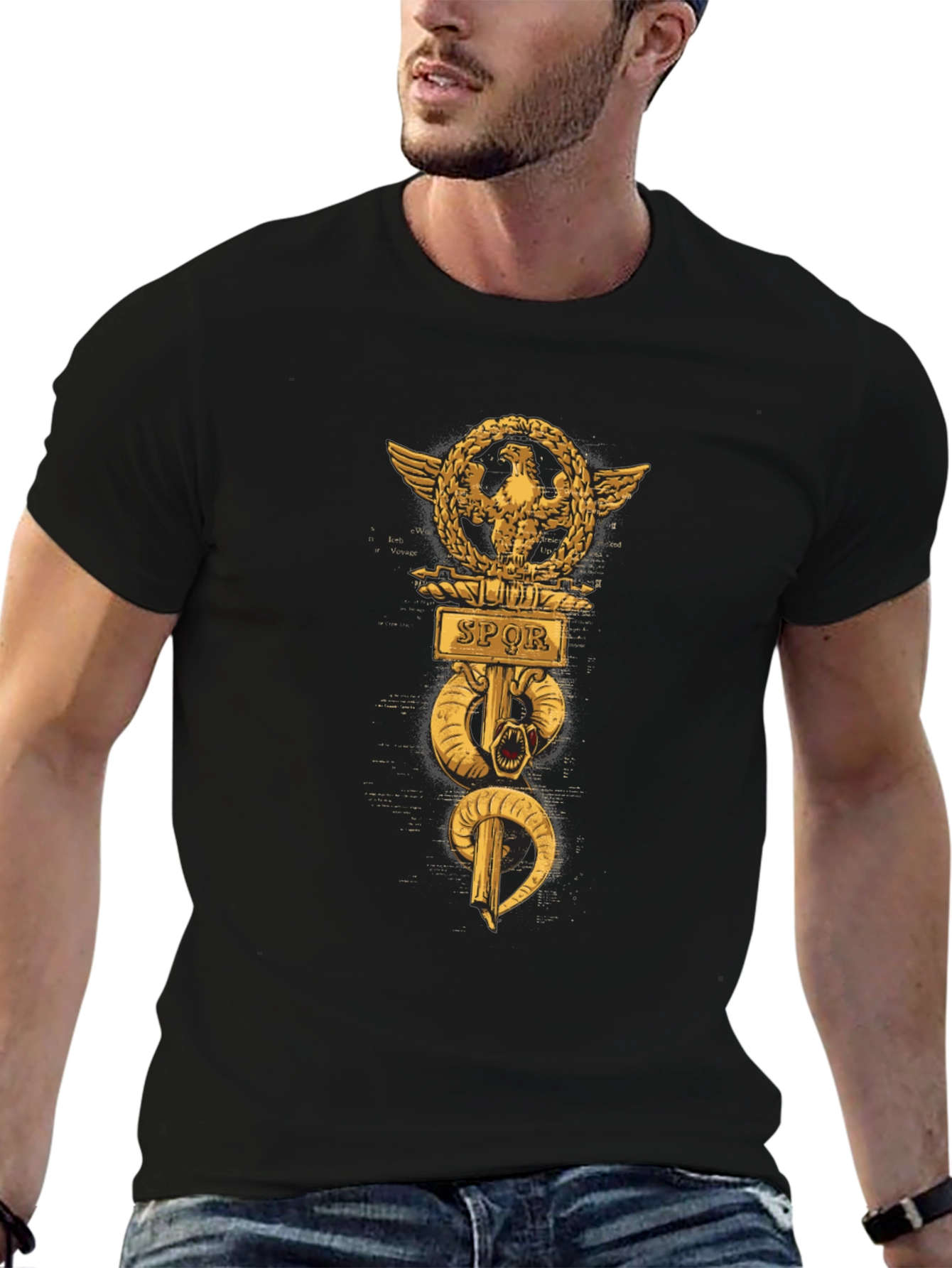 SPQR Roman Eagle T-Shirt