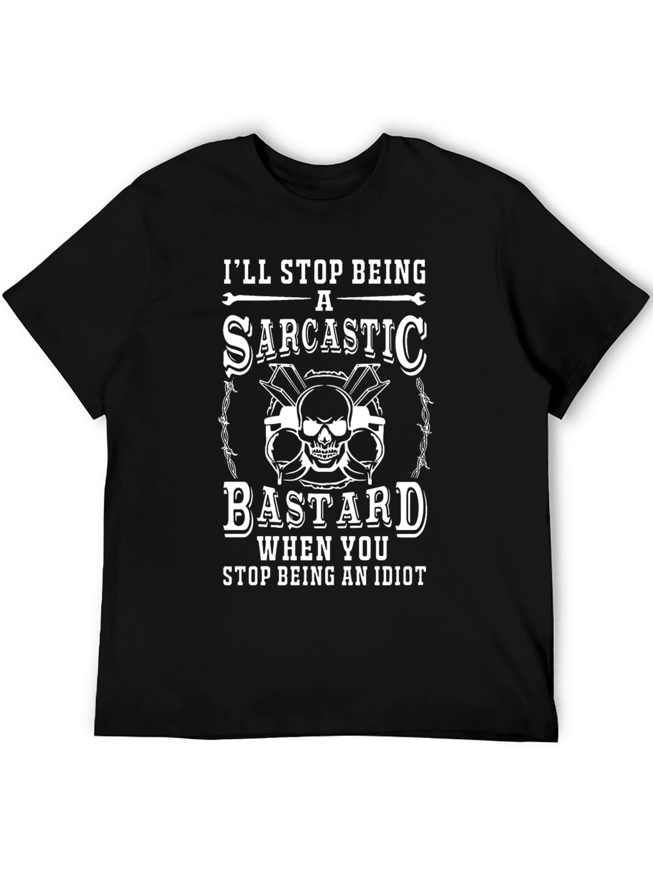 Sarcastic Bastard Graphic T-Shirt