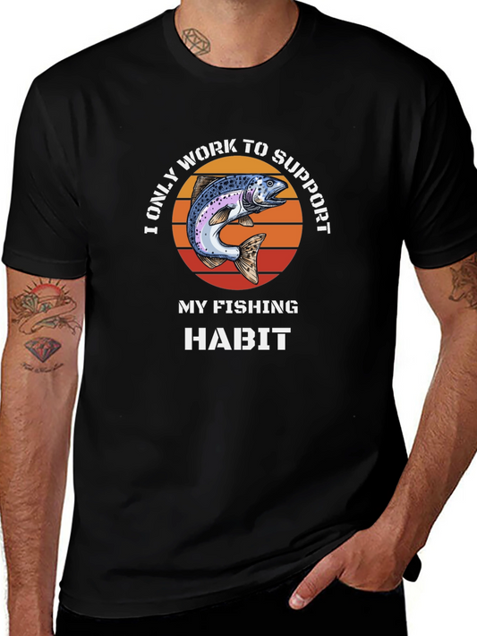 Fishing Habit Graphic Tee