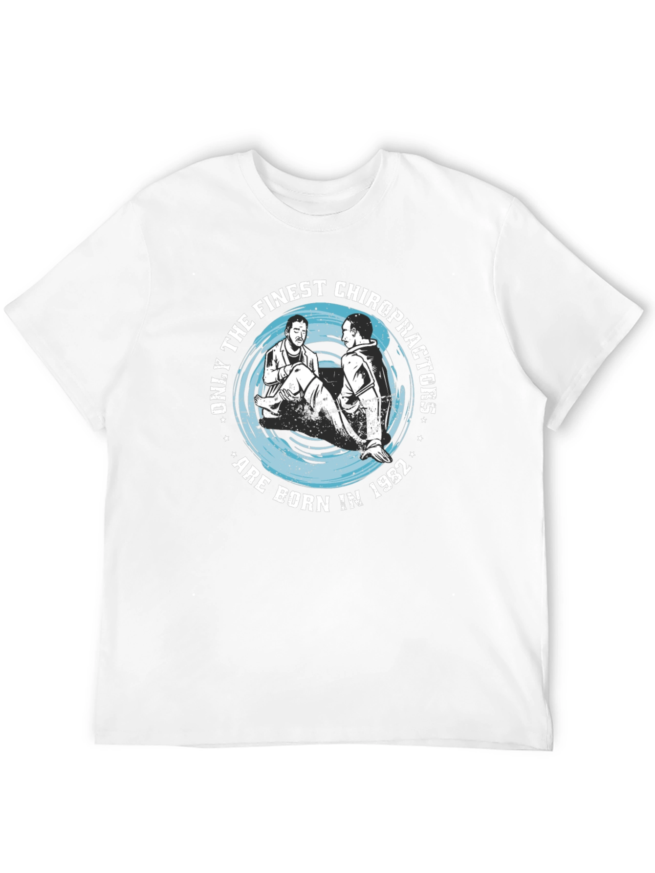 Finest Chiropractors Born in 1982 Black T-Shirt