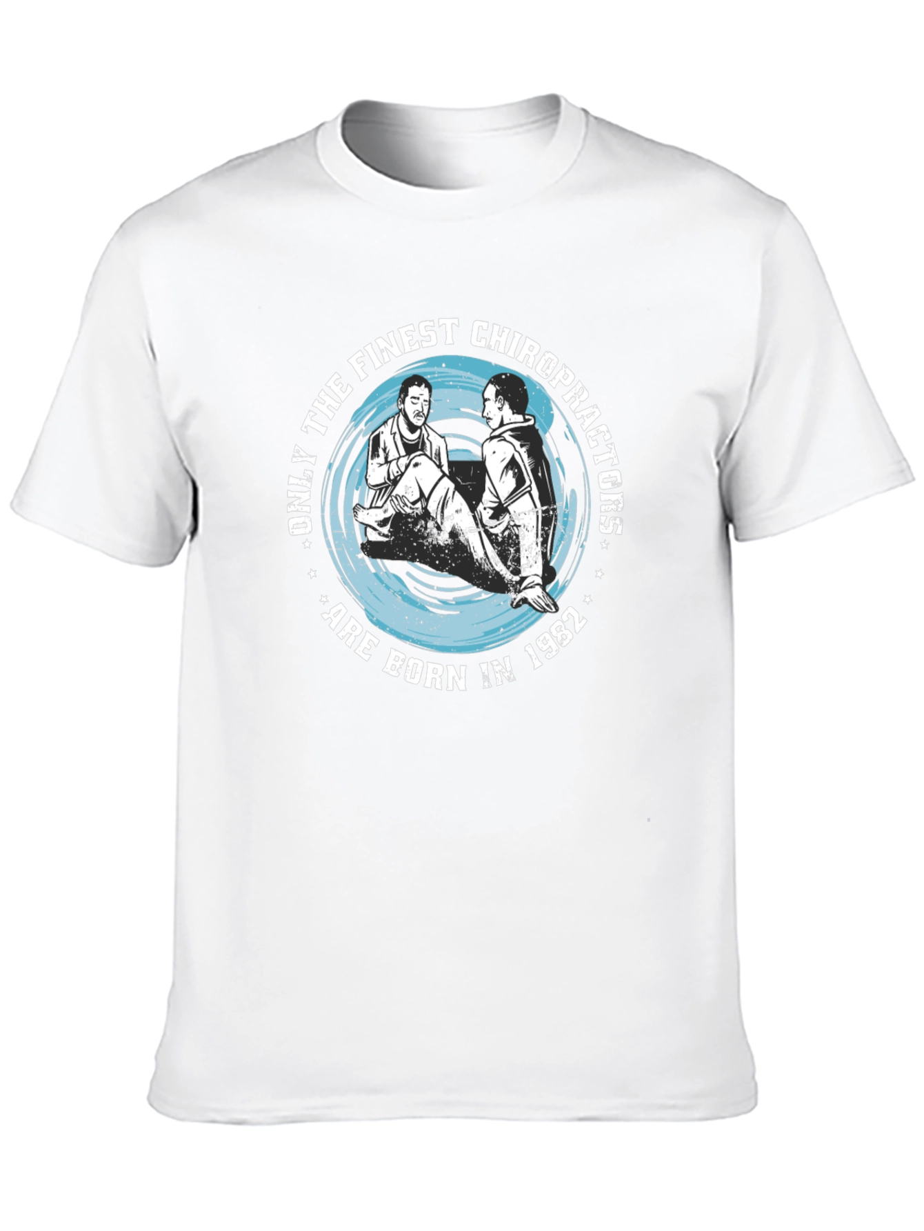 Finest Chiropractors Born in 1982 Black T-Shirt