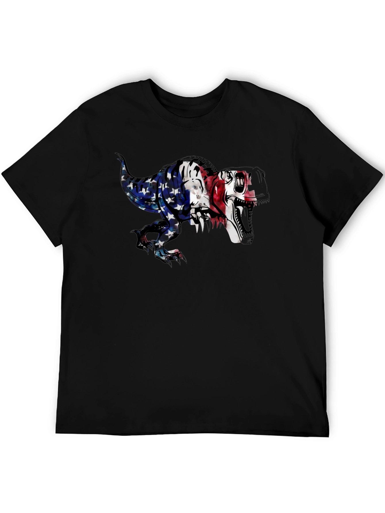 USA Dinosaur T-Shirt - Patriotic Graphic Tee