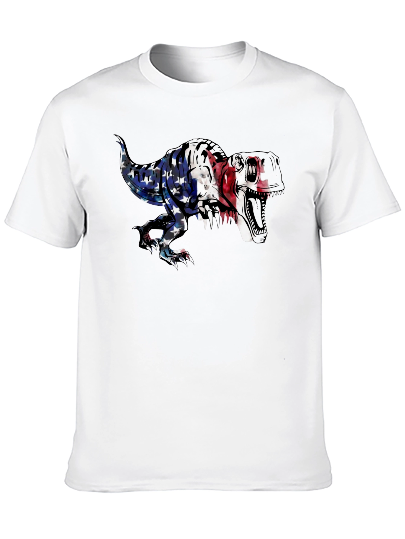 USA Dinosaur T-Shirt - Patriotic Graphic Tee