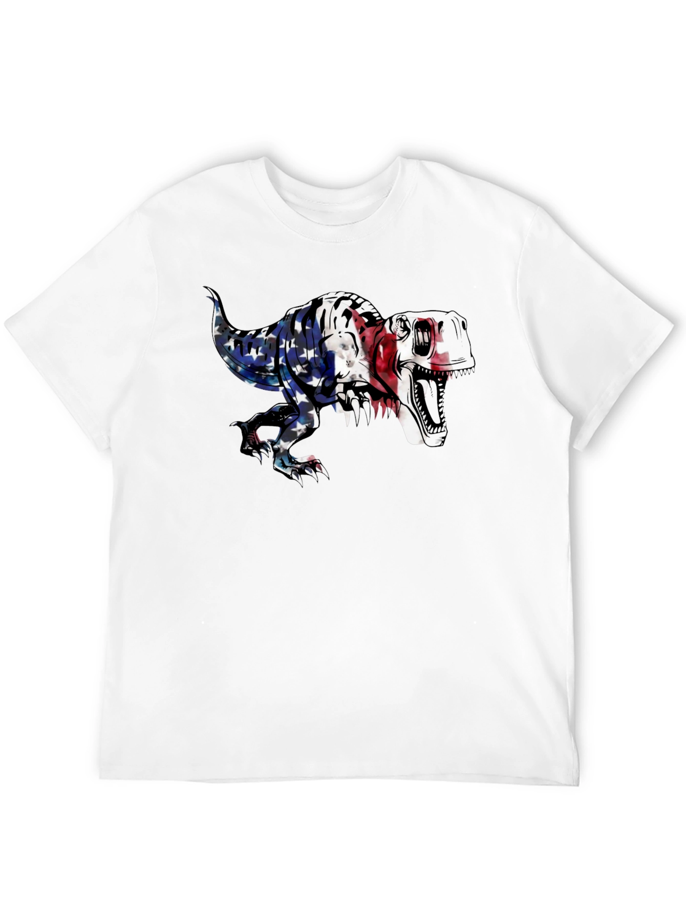USA Dinosaur T-Shirt - Patriotic Graphic Tee