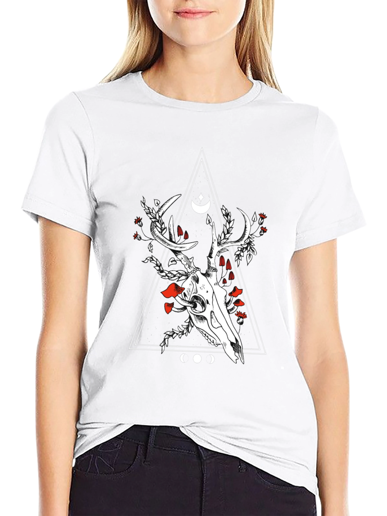 Deer Skull Graphic Tee