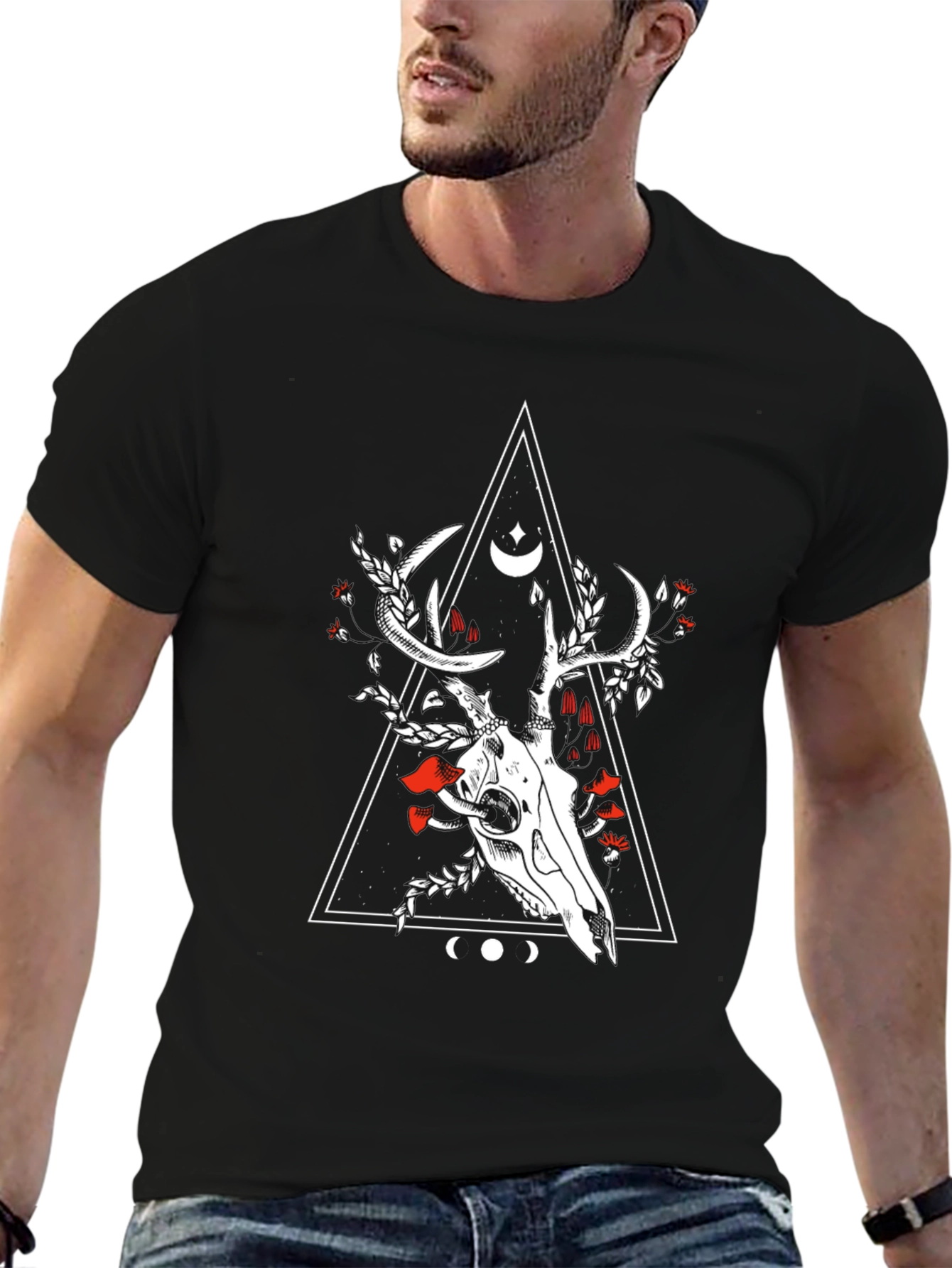 Deer Skull Graphic Tee