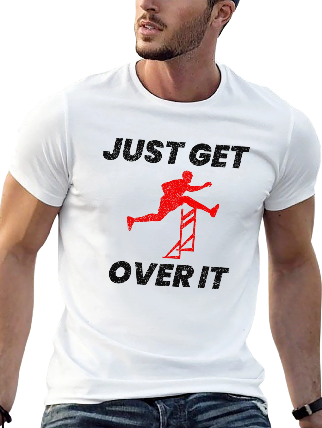 Just Get Over It T-Shirt Motivational Tee