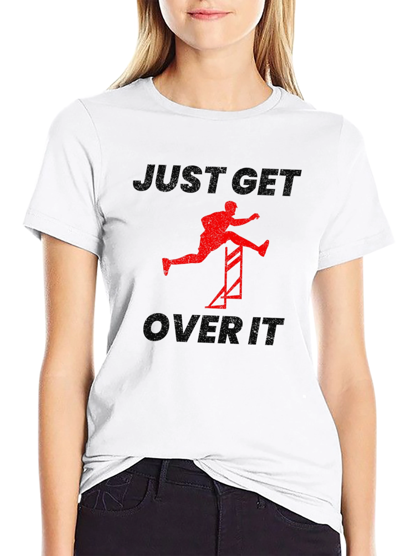 Just Get Over It T-Shirt Motivational Tee