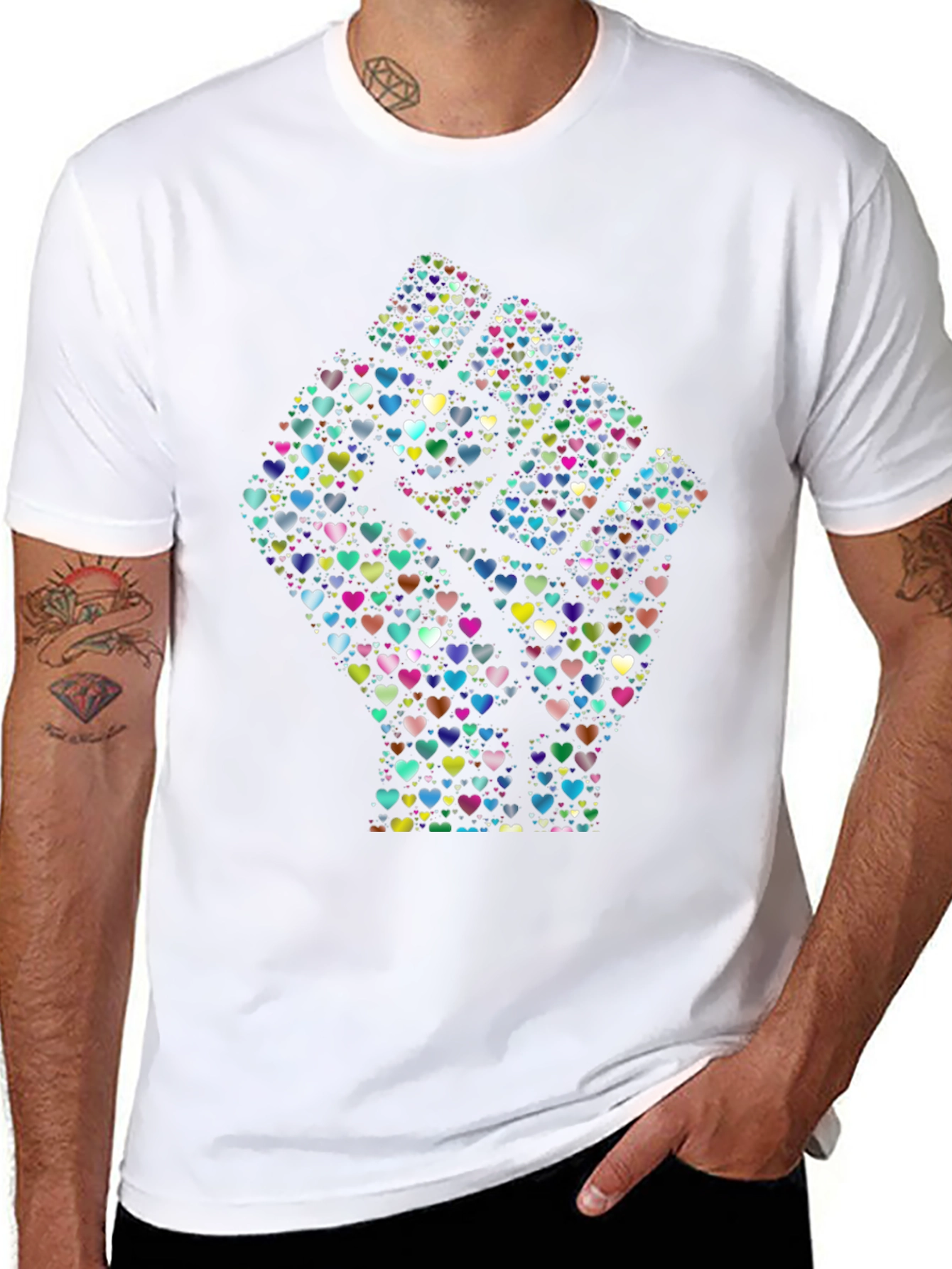 Unity Fist Heart T-Shirt