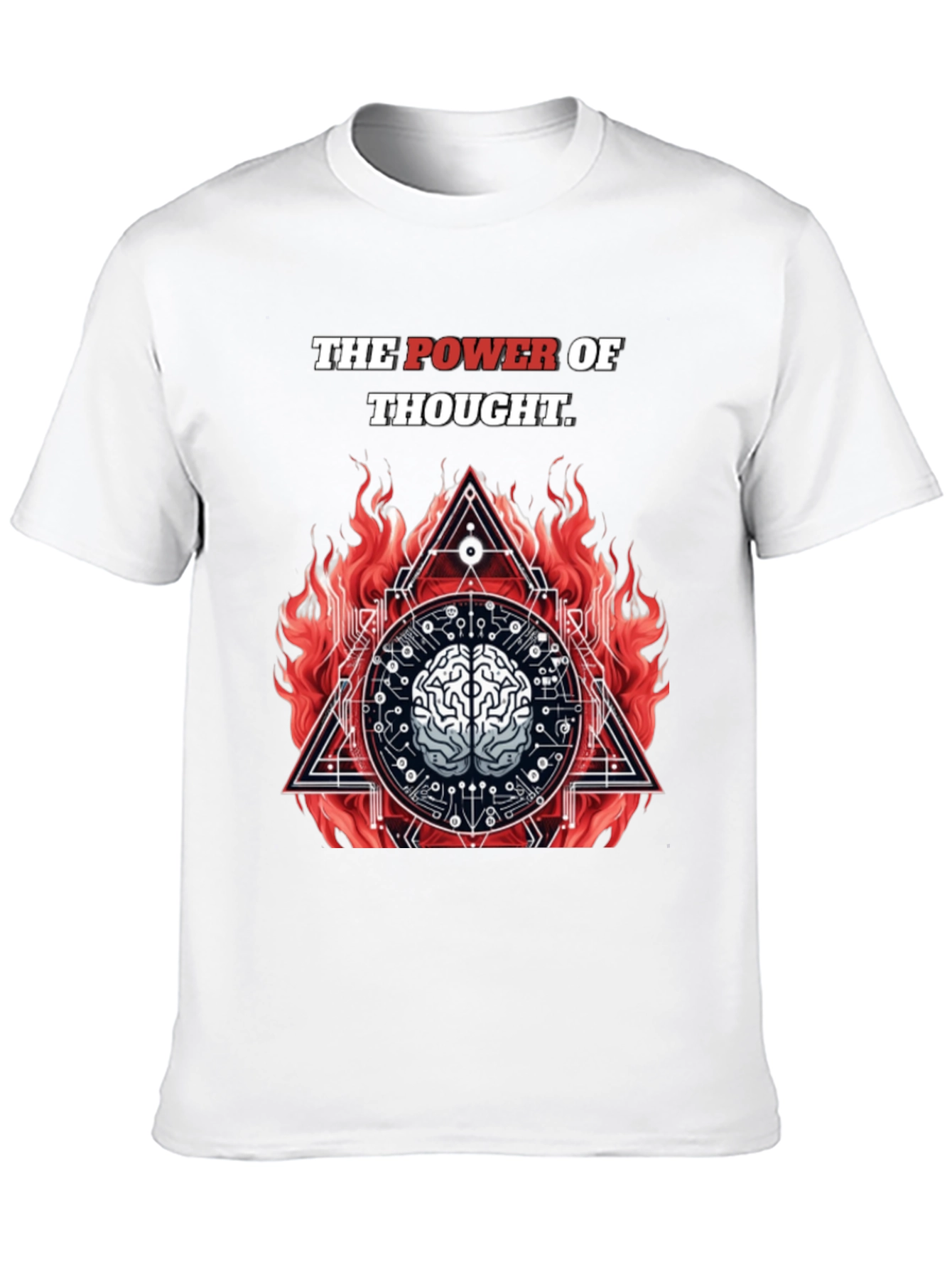 The Power of Thought Graphic Tee - Black