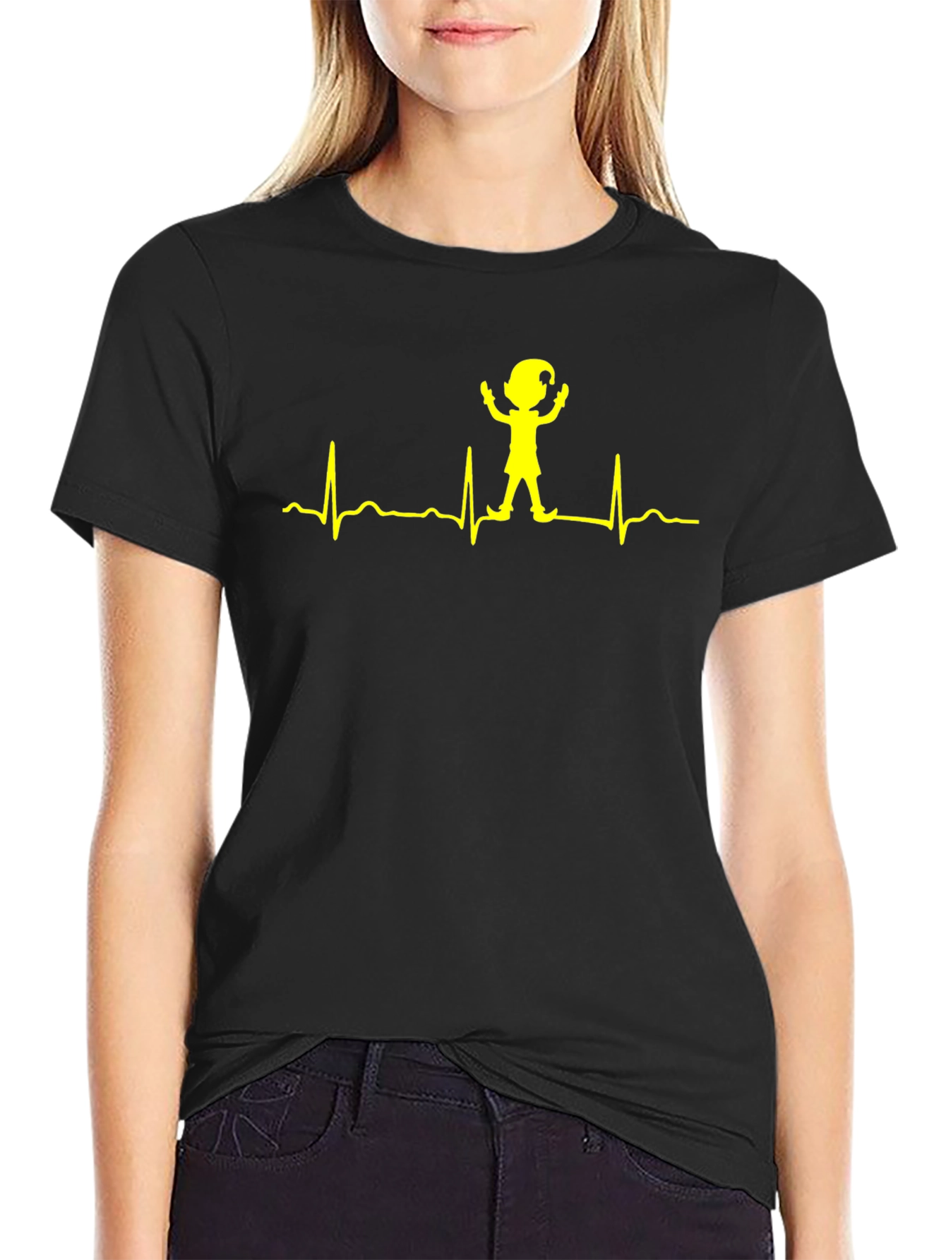 Leprechaun Heartbeat T-Shirt - St. Patricks Day Fun