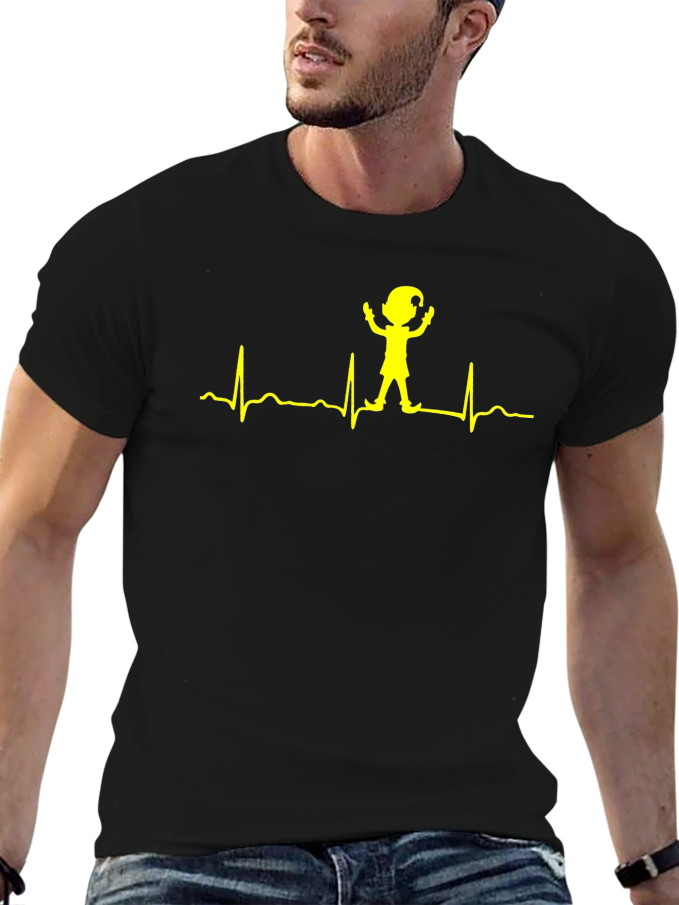 Leprechaun Heartbeat T-Shirt - St. Patricks Day Fun