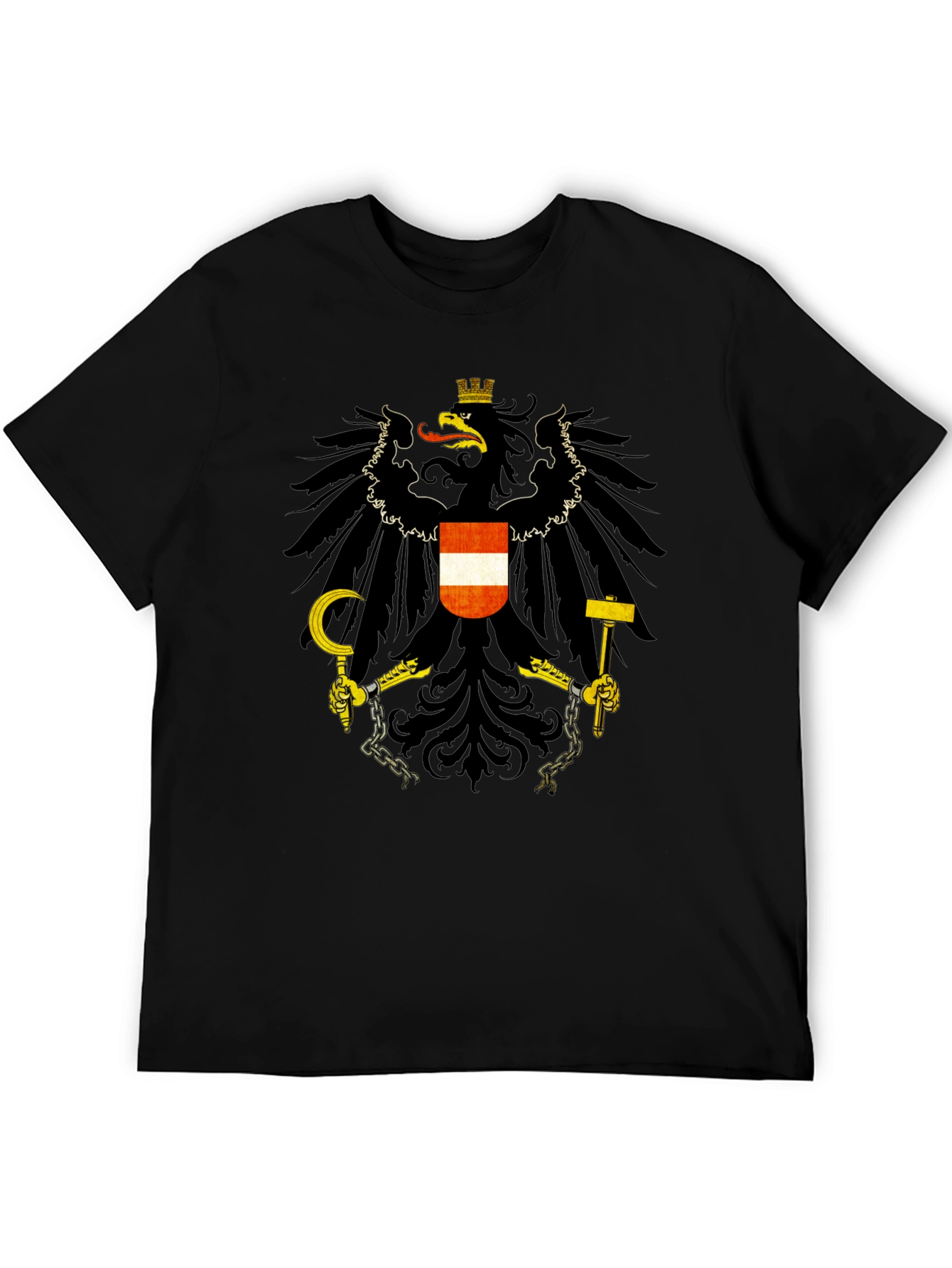 Austrian Eagle Crest Black T-Shirt