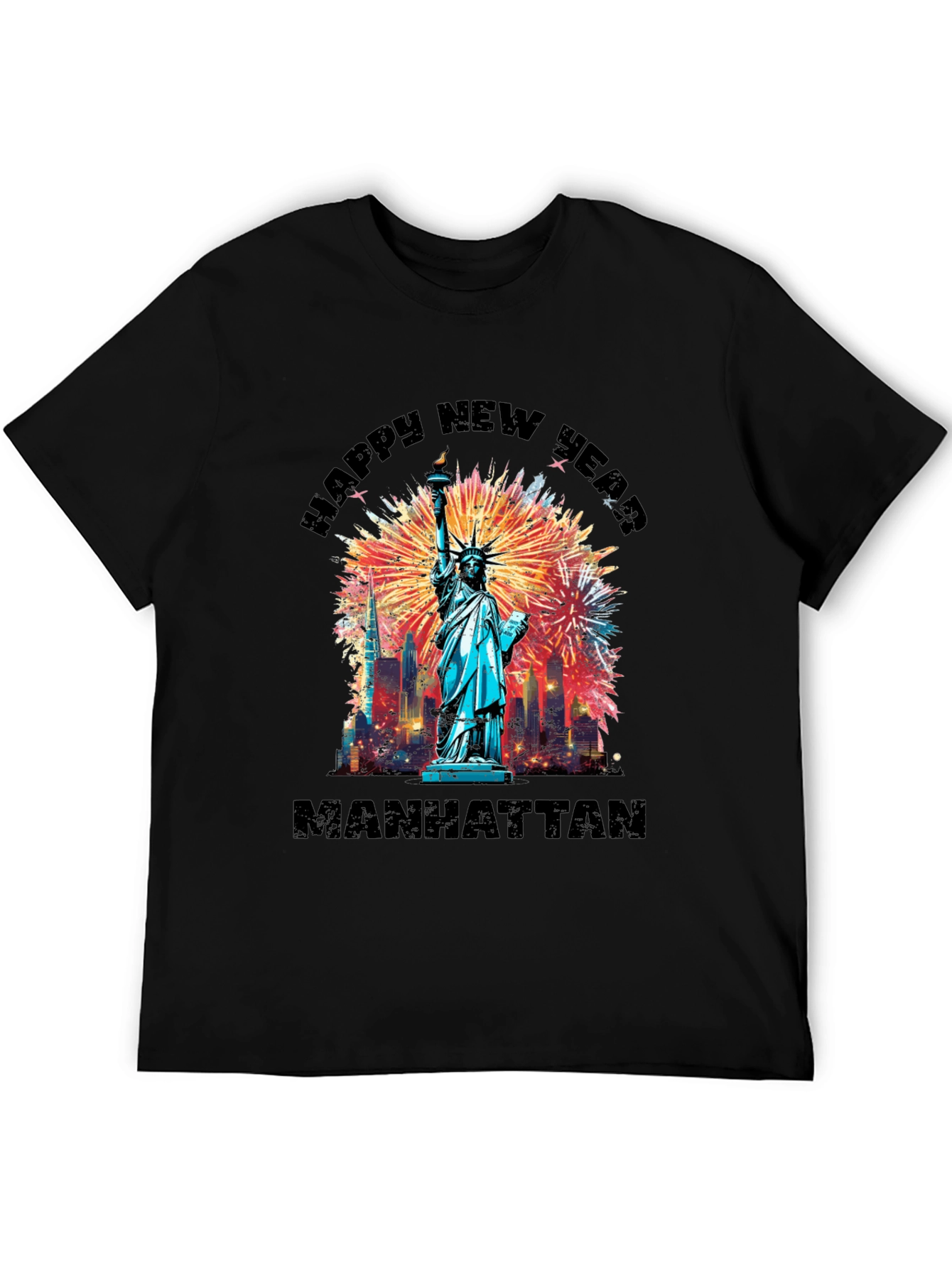 Happy New Year Manhattan T-Shirt