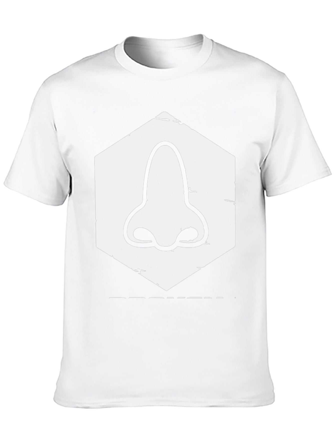 Nose Graphic Tee - Black Casual T-Shirt