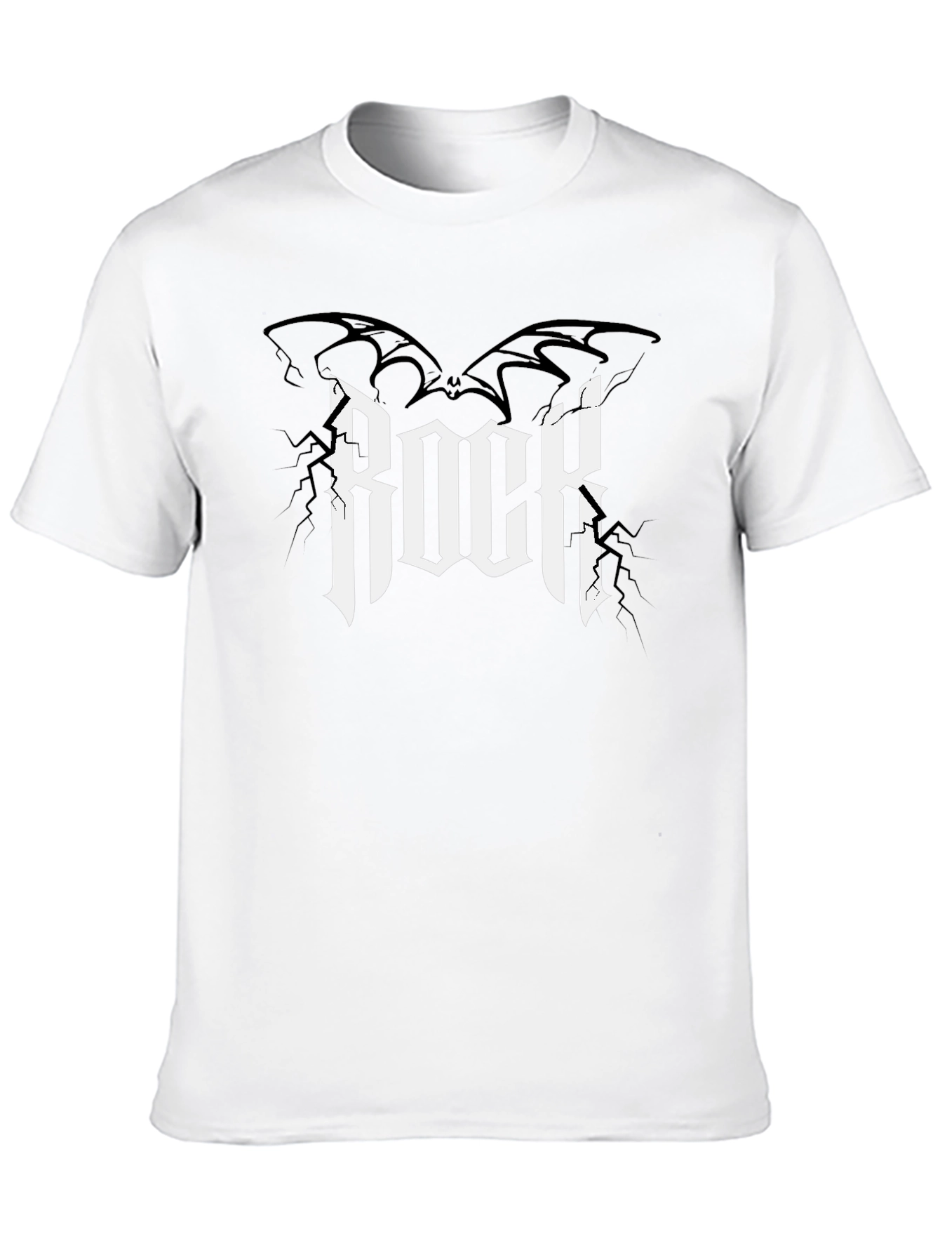 Rock Graphic Tee - Bat Wings