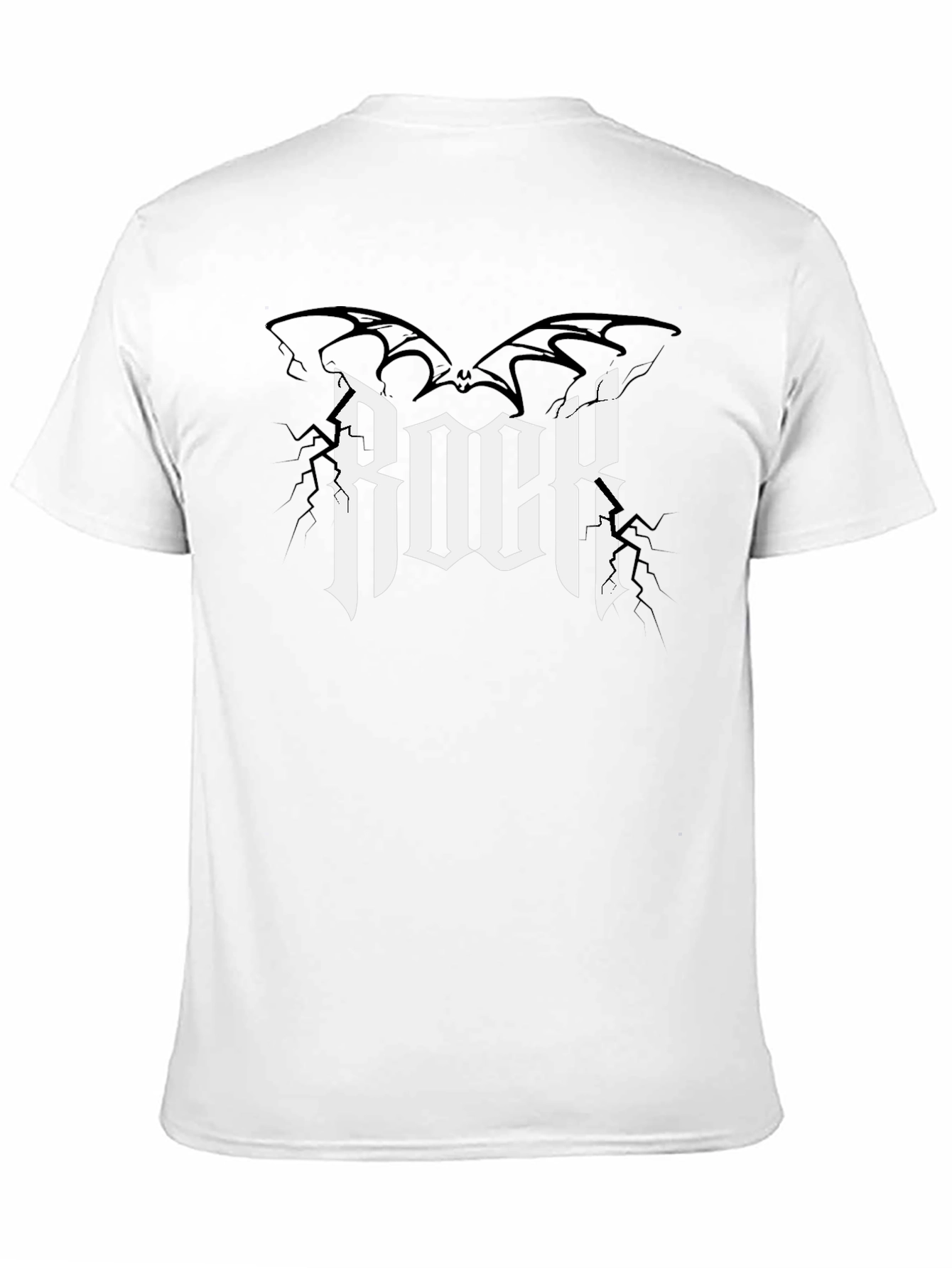 Rock Graphic Tee - Bat Wings