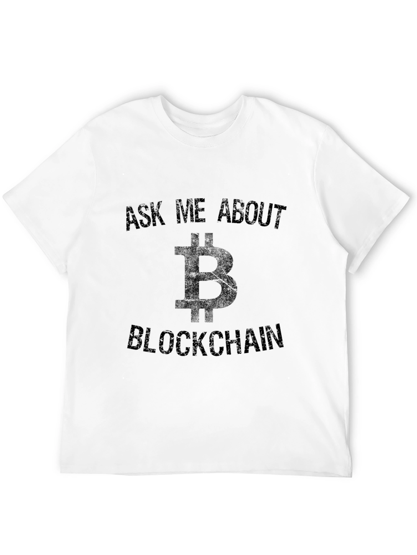 Ask Me About Bitcoin Blockchain T-Shirt Crypto Tee
