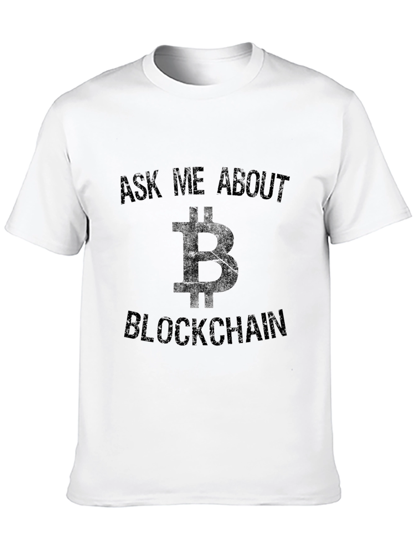 Ask Me About Bitcoin Blockchain T-Shirt Crypto Tee