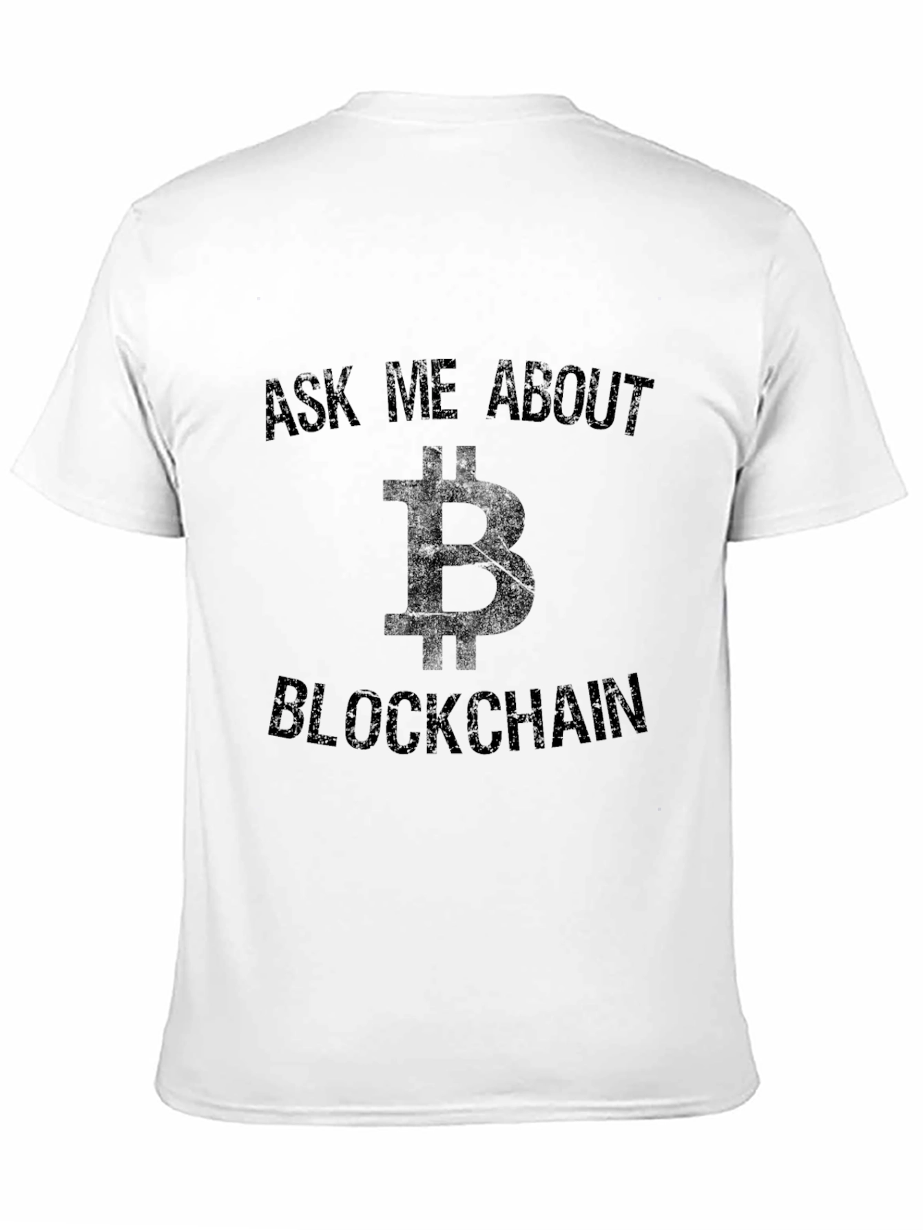 Ask Me About Bitcoin Blockchain T-Shirt Crypto Tee