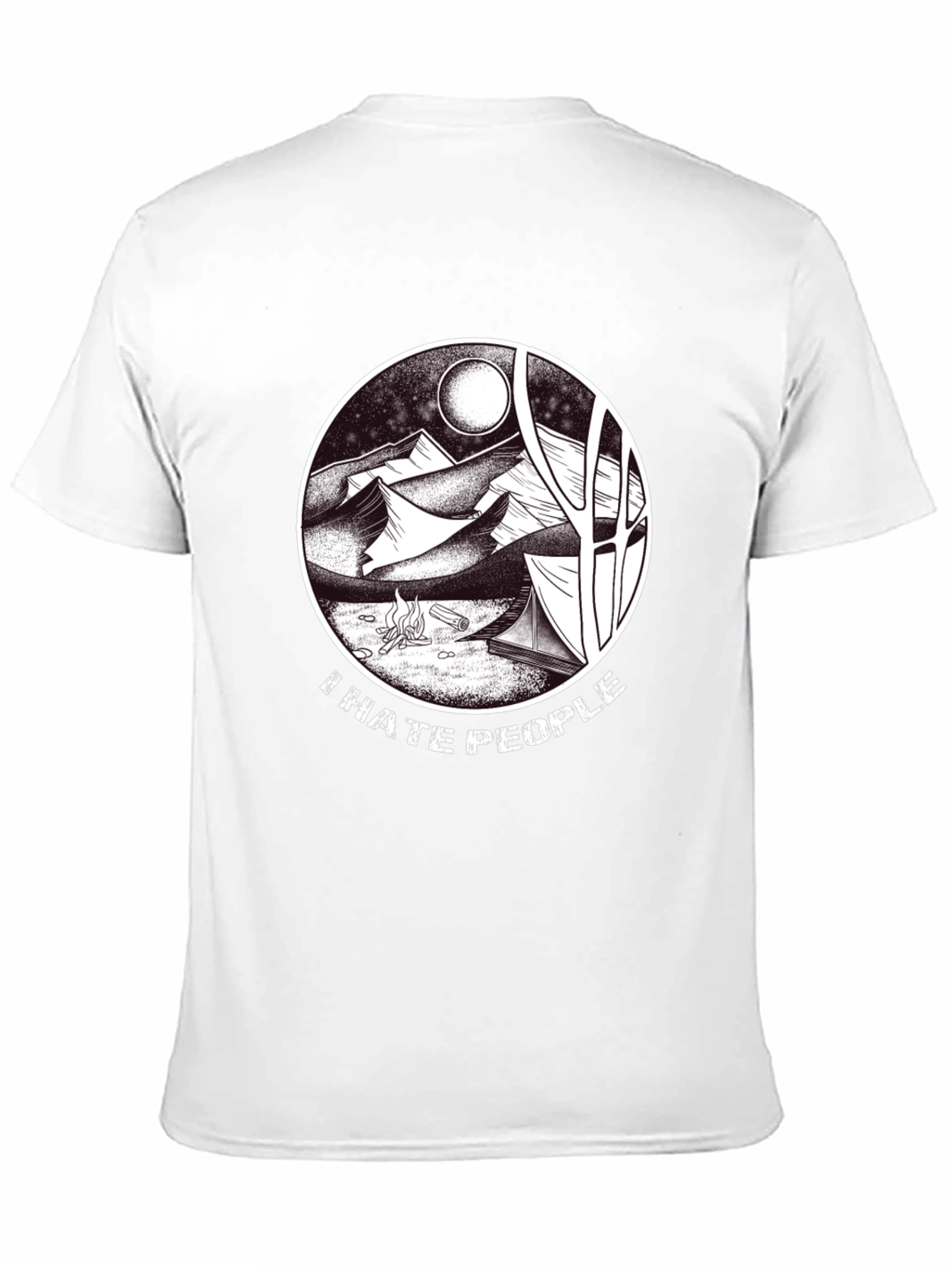 I Hate People Camping T-Shirt - Nature Lovers Tee