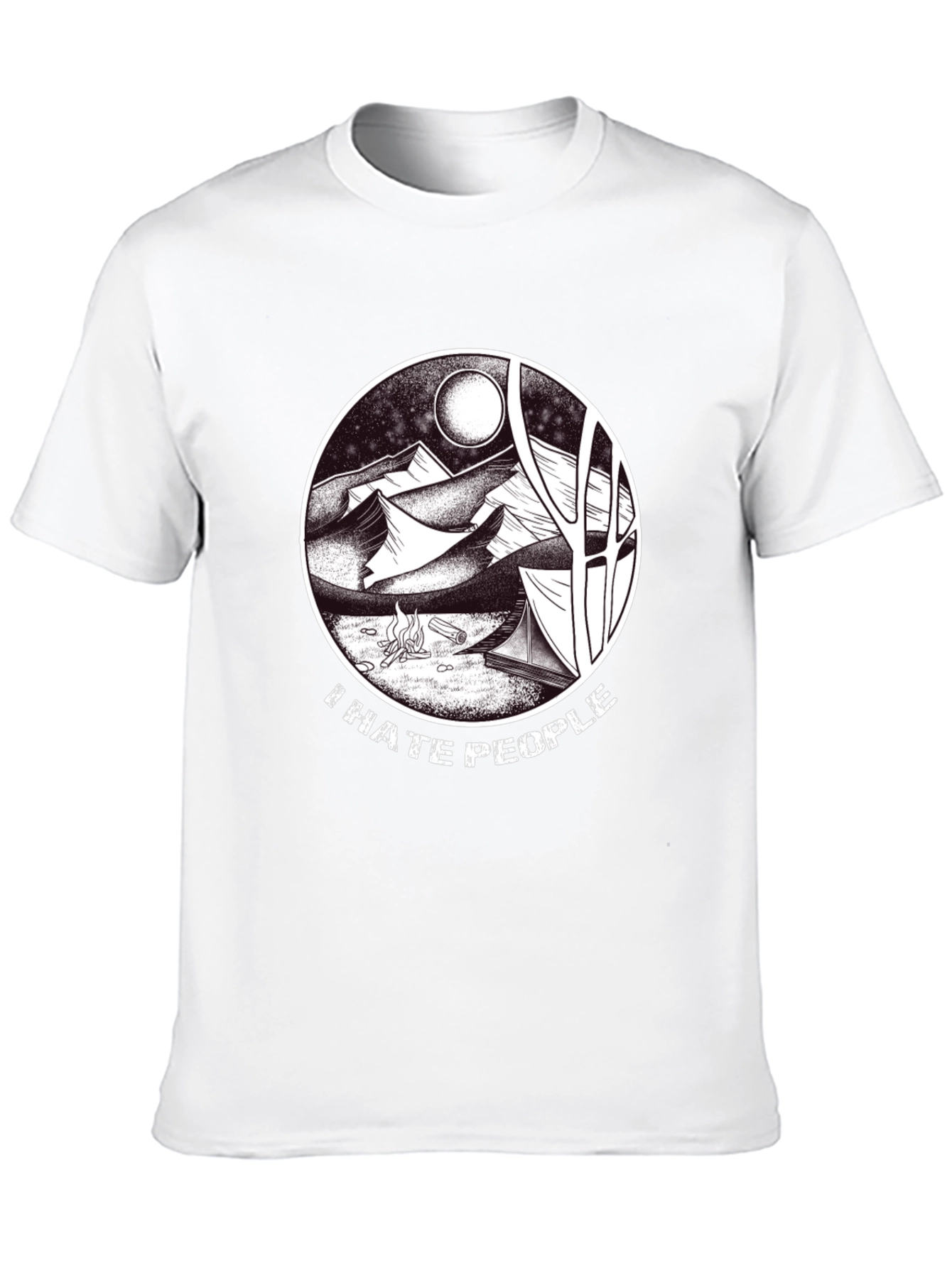 I Hate People Camping T-Shirt - Nature Lovers Tee