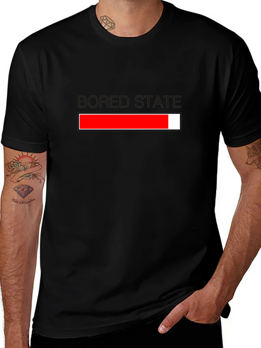 Bored State Graphic Tee - Minimalist Casual Wear